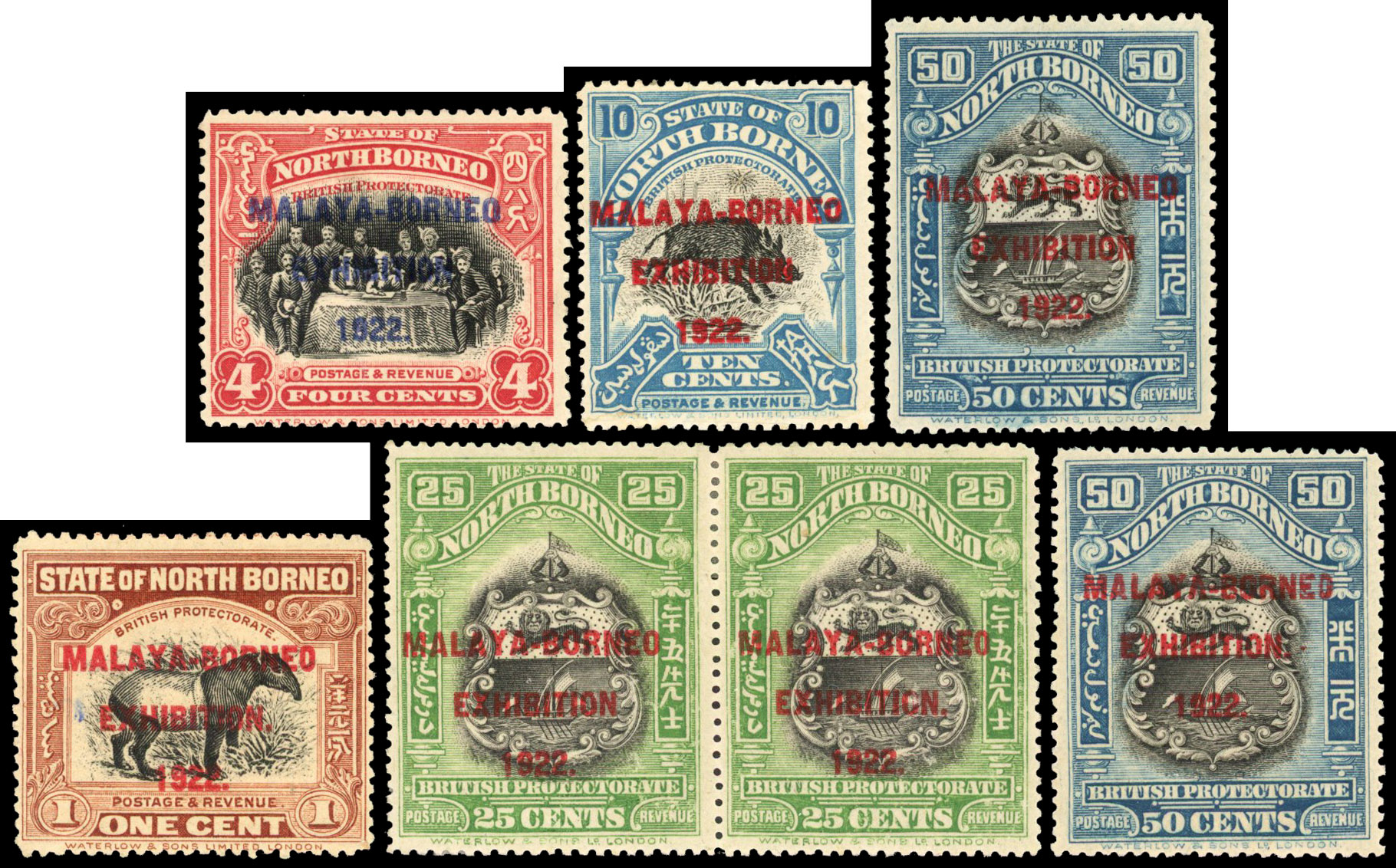 North Borneo 1922 MBE selection