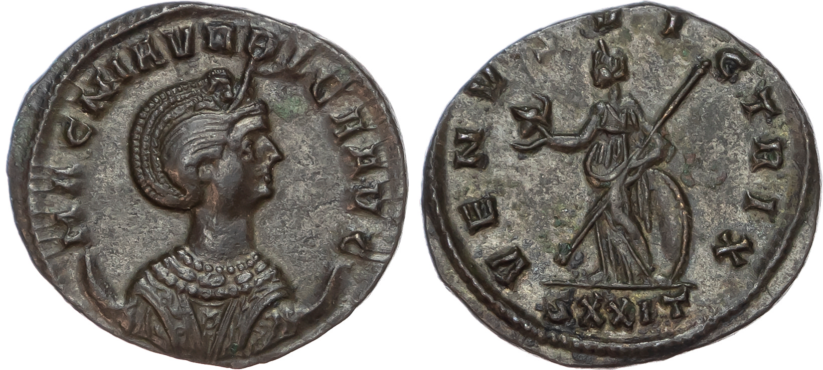 Magnia Urbica (wife of Carus) AE Antoninianus, Ticinum, AD 283, 3.52g. 