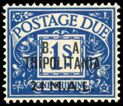 BOIC Tripolitania SG TD10a mint