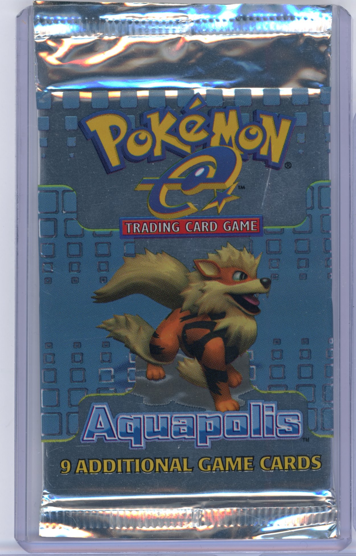 Aquapolis Sealed Booster Pack - Arcanine Artwork (17.57g)