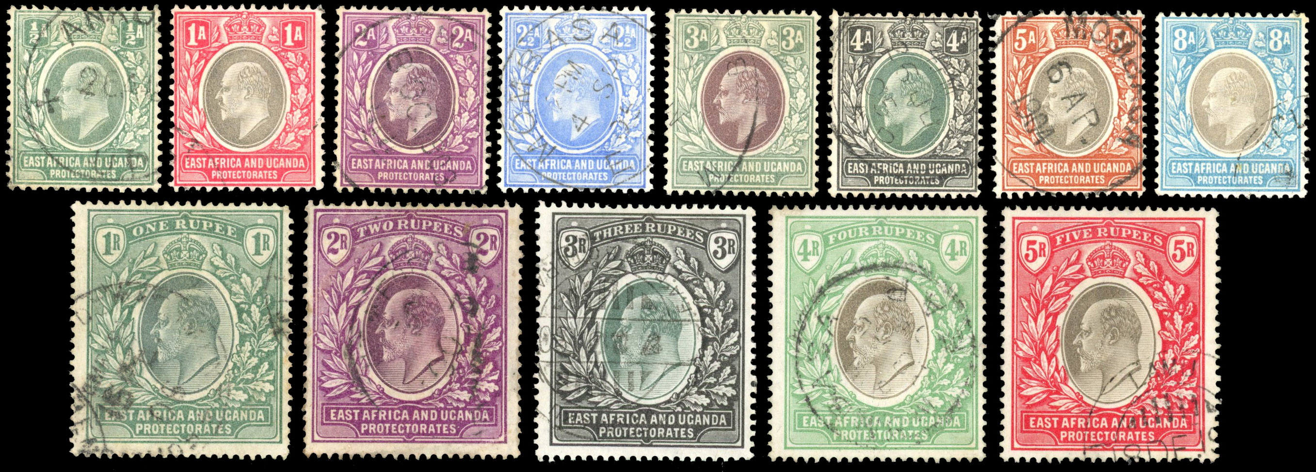 KUT SG 1-13 1903 set to 5r used