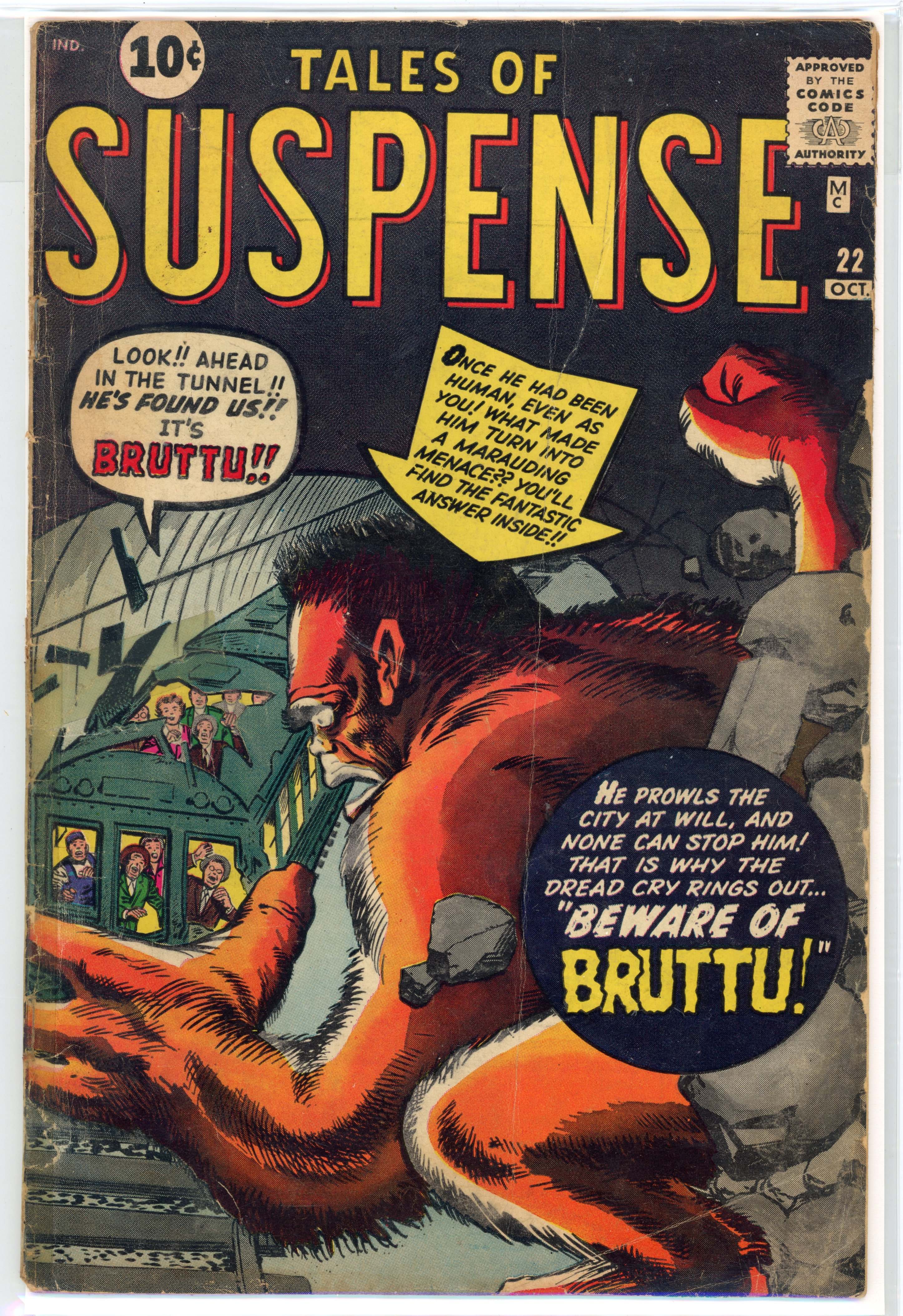 Tales Of Suspense #22 (Marvel Comics, 1961) First appearance of Bruttu