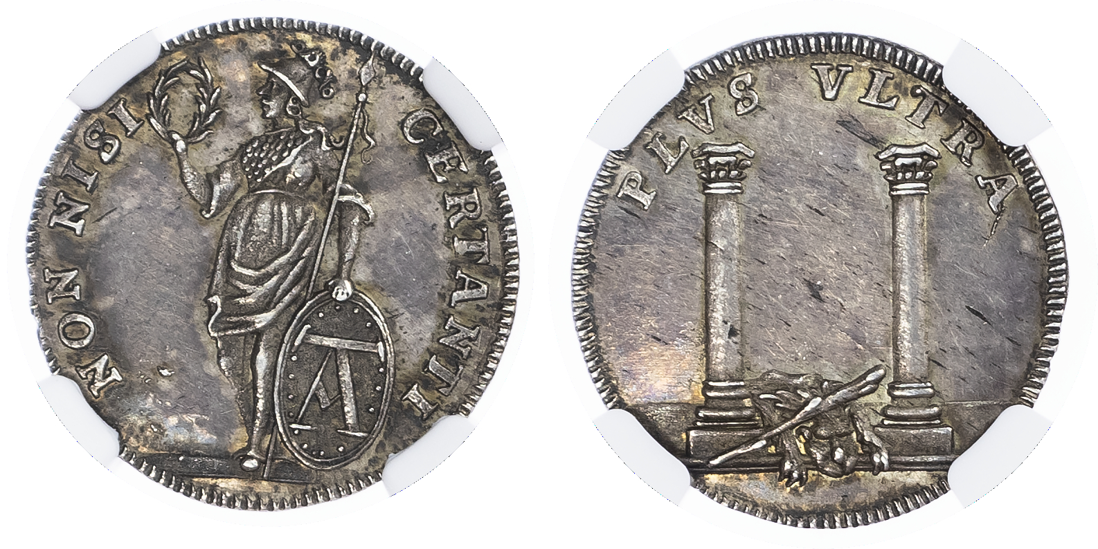 Germany, States. Ulm AR School Prize medalet. Circa 1712. 