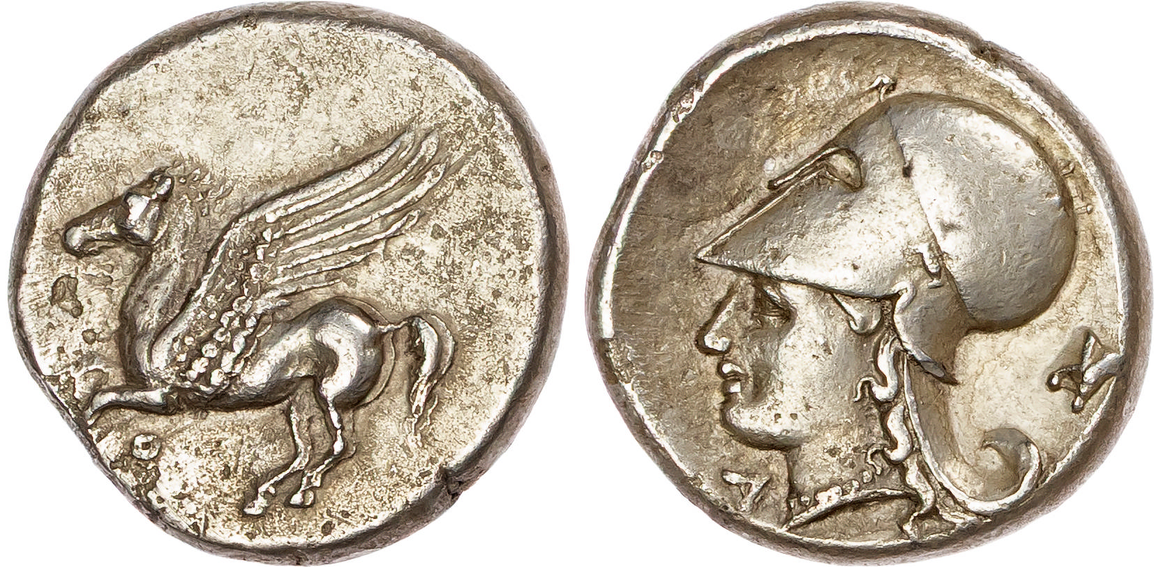 Corinthia, Corinth (c. 375-300 BC) AR Stater, 8.32g. 