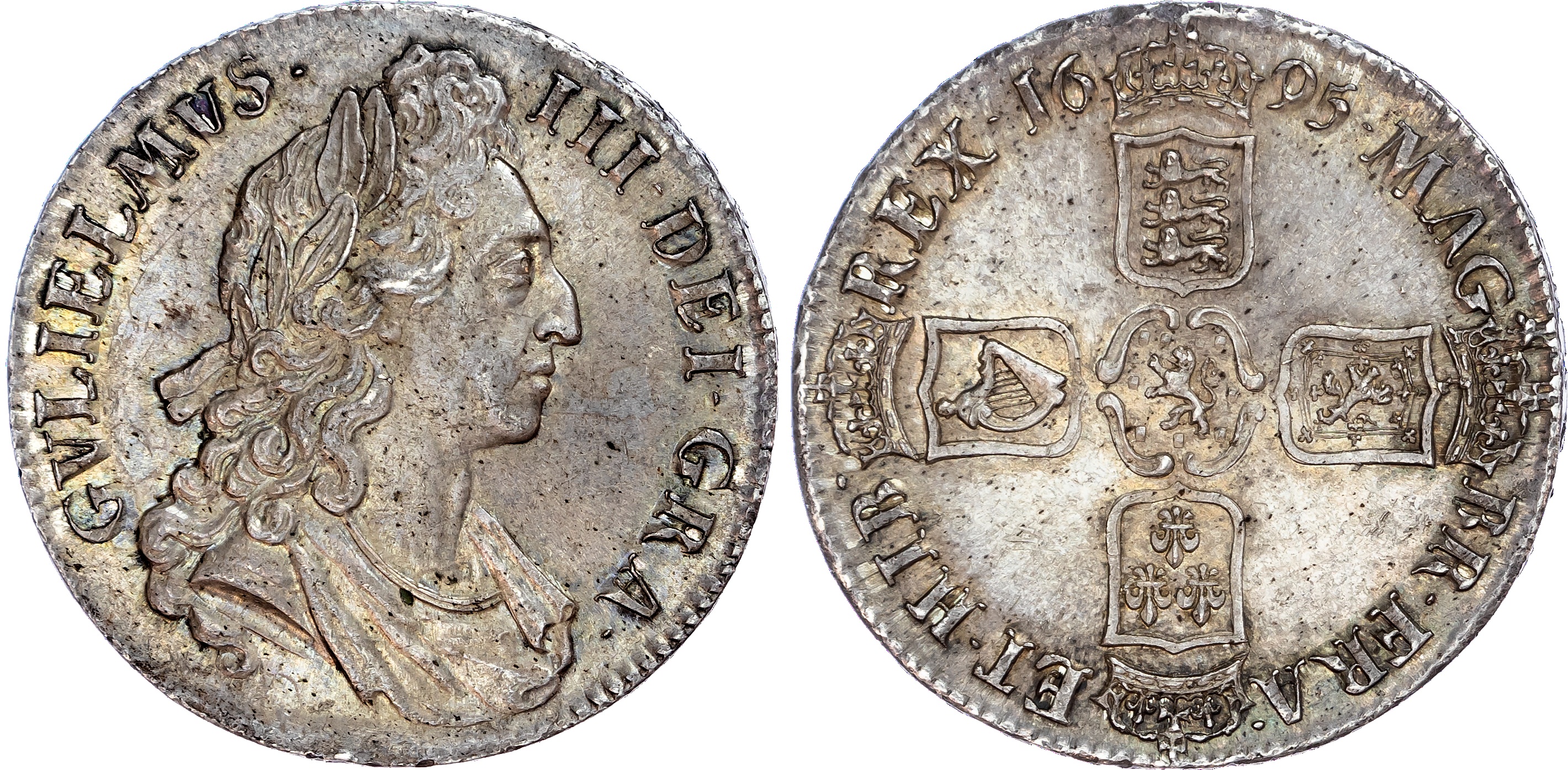 William III (1694-1702), Crown, 1695 OCTAVO.