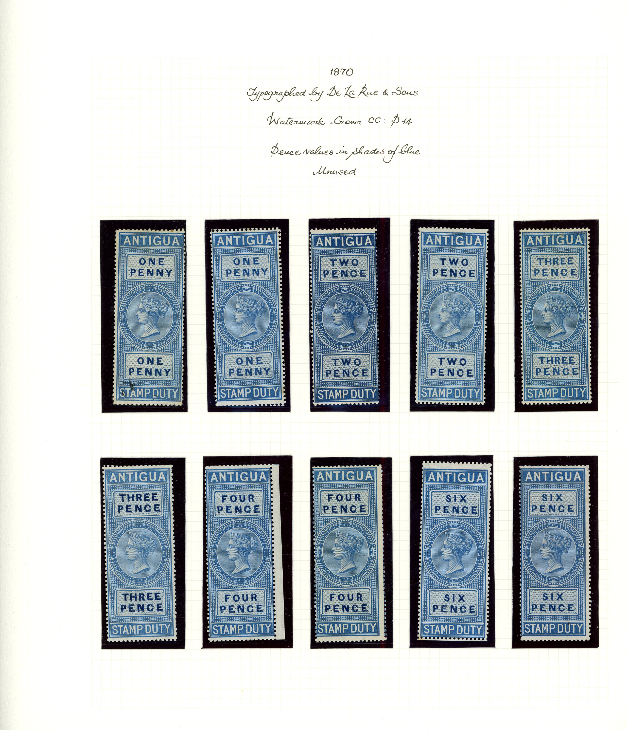 Stamp Duty: Extensive mint and used...