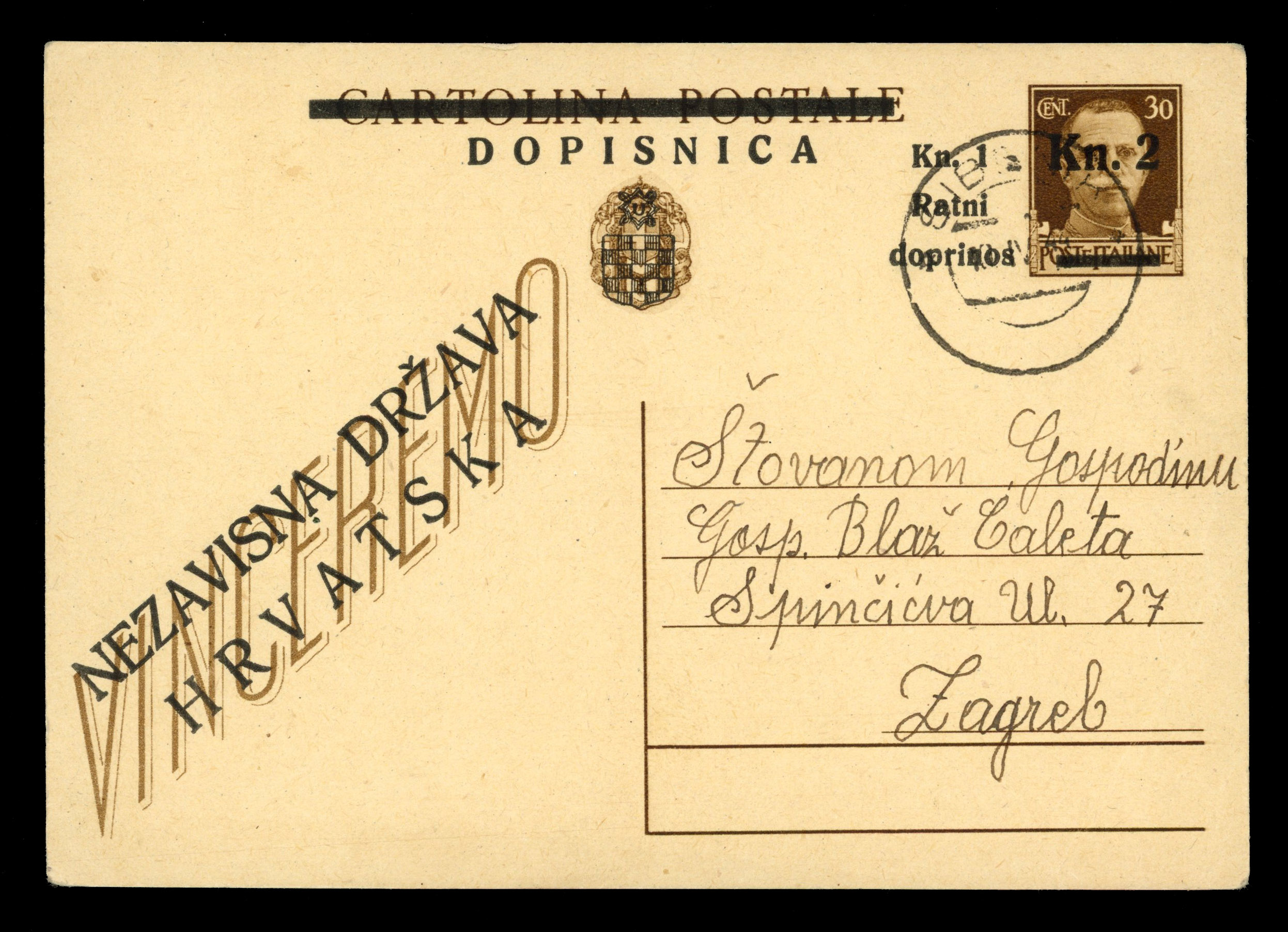 Italy WW2 Occupation Croatia stamps and covers/cards