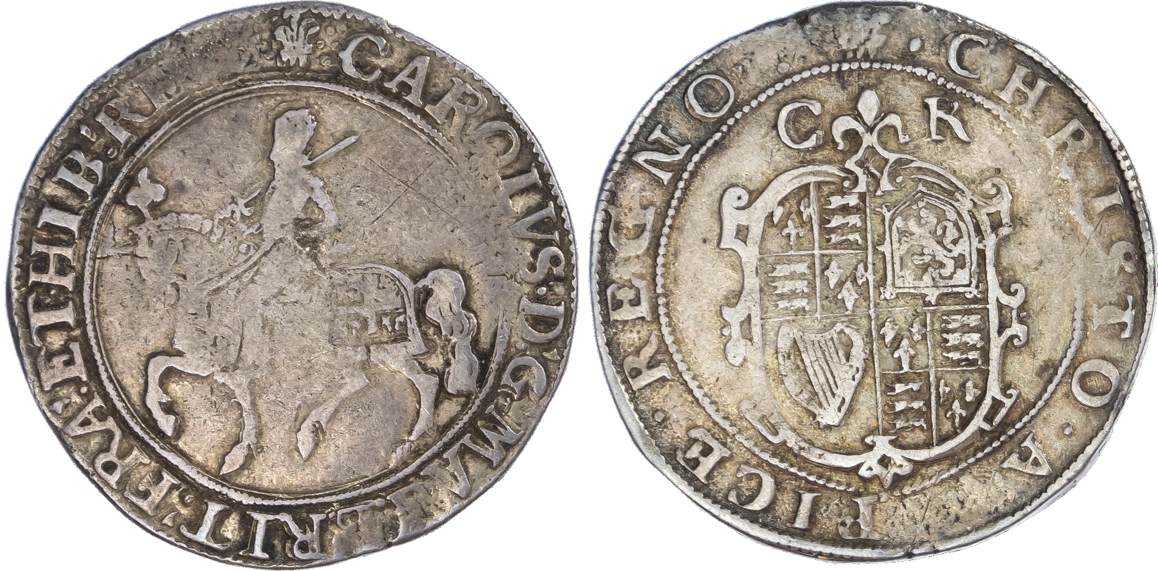 Charles I (1625 ‑1649), AR Halfcrown, 14.73gm., Tower Mint,