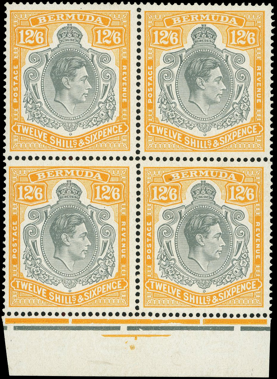 Bermuda SG 120c block mint