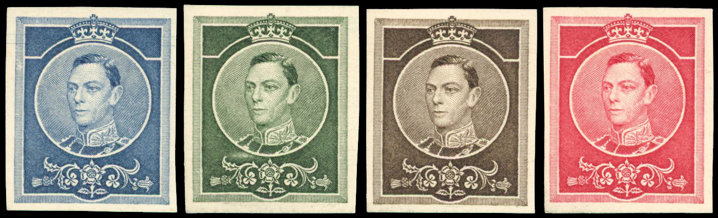 1937 King George VI Waterlow three-quarter face essays