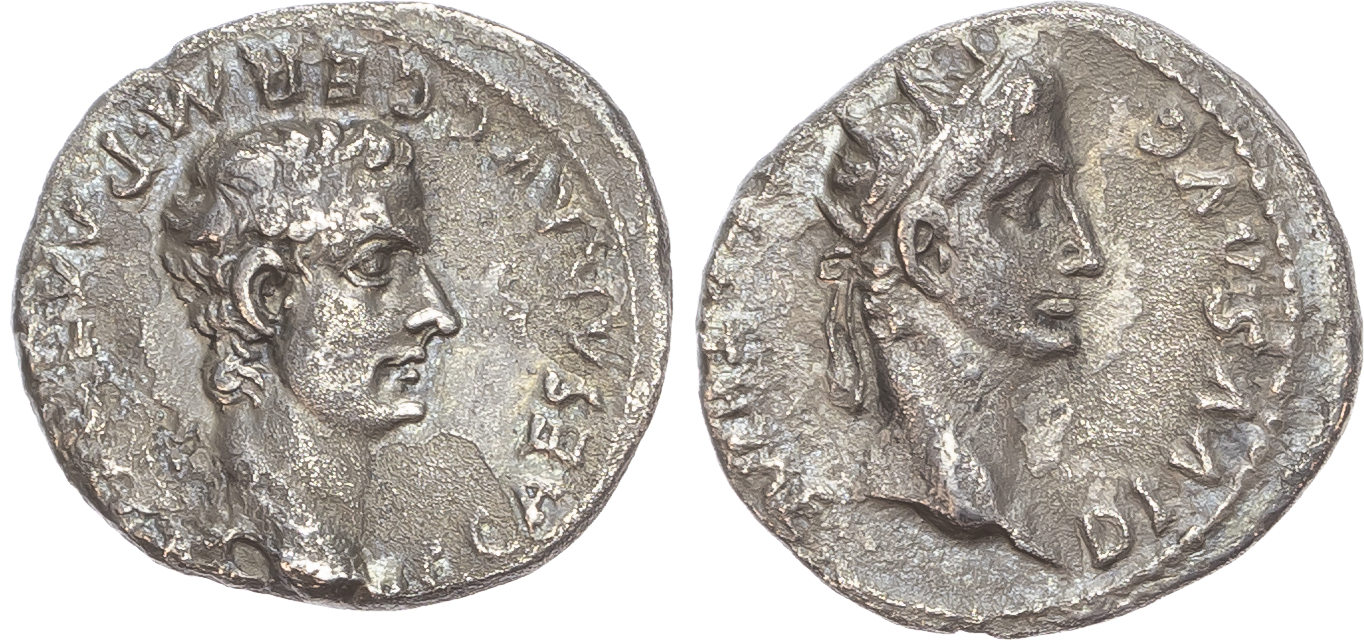 Caligula (AD 37-41) AR Denarius, Lugdunum, AD 37, 3.37g. 
