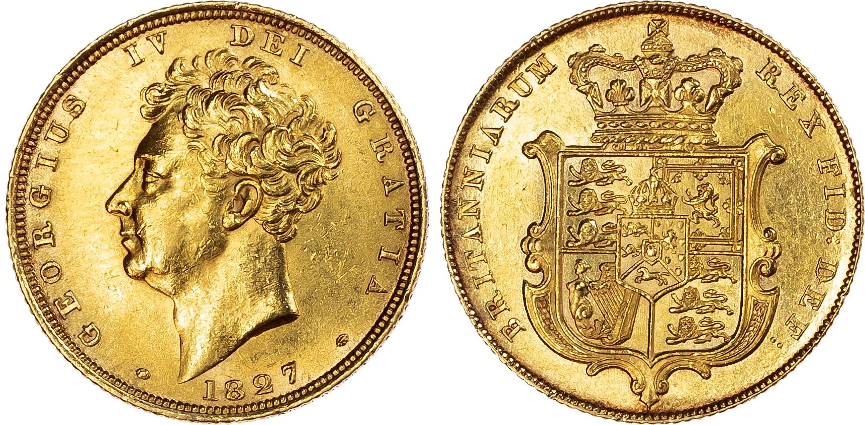1827 George IV Sovereign
