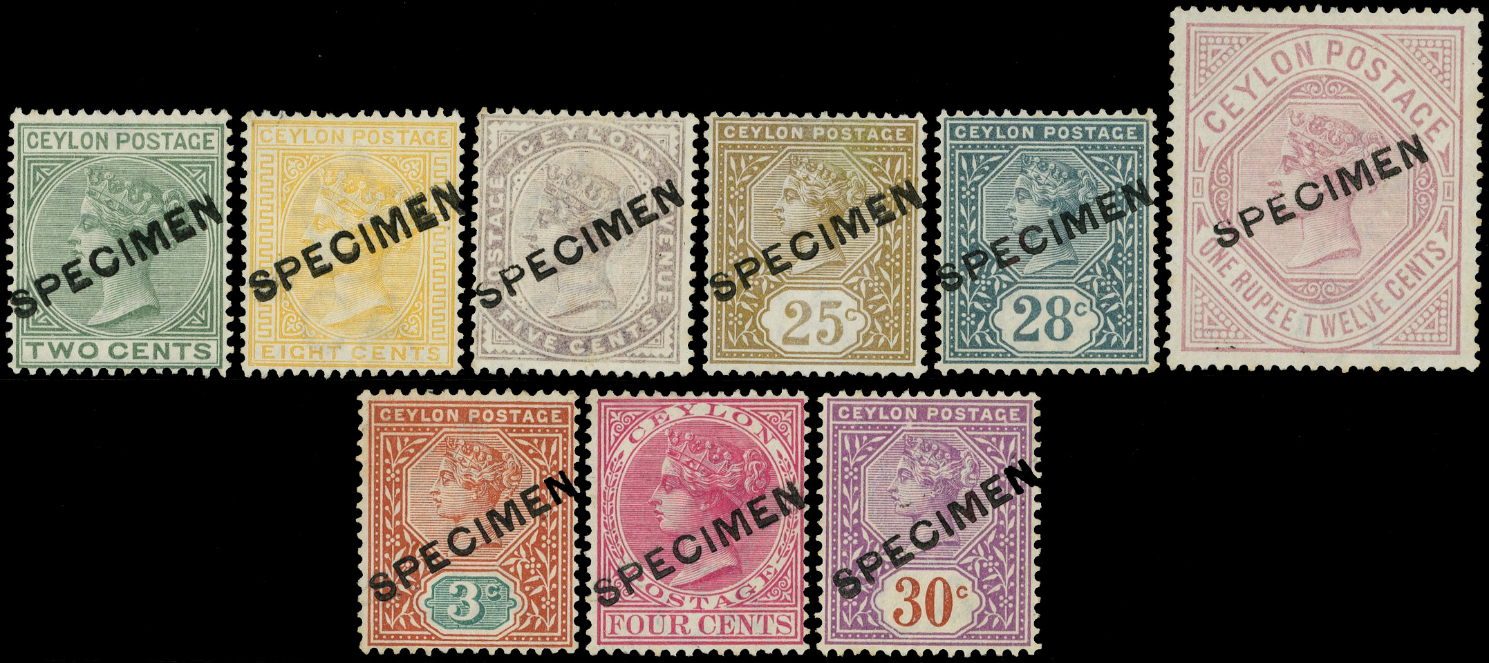 Ceylon SG 147s/247s local Specimens
