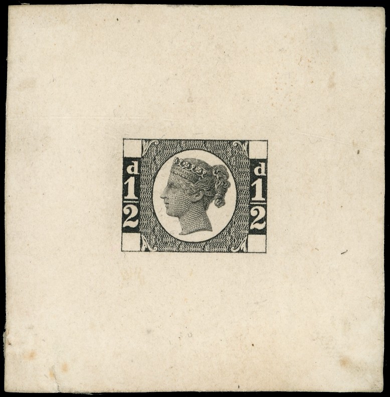 1870 ½d Die Proof.