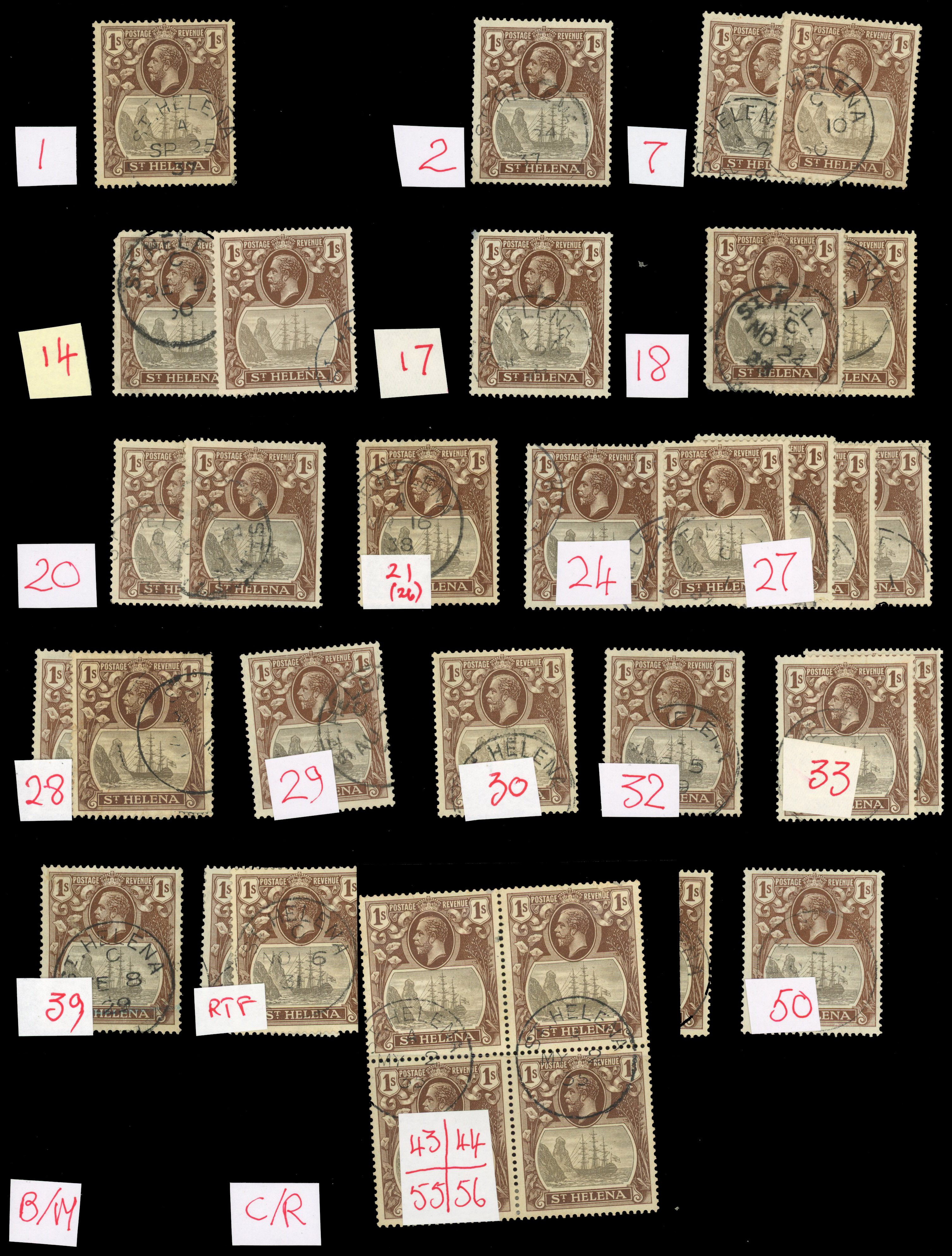 St Helena SG 106 study used