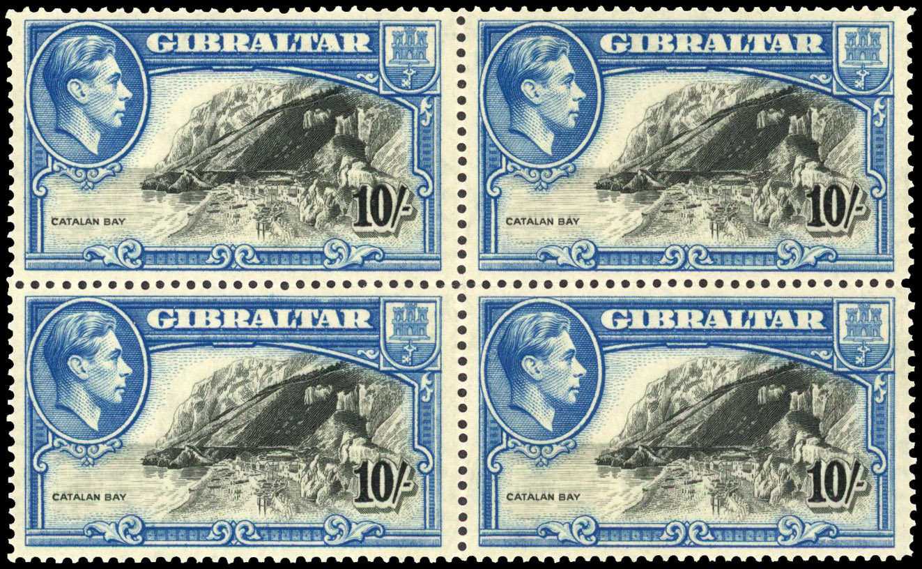 Gibraltar SG 130 block mint