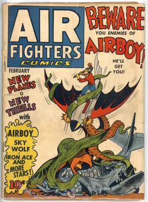 Air Fighters Comics Volume 1 #5 & Volume 2 #1 (Hilman, 1943)