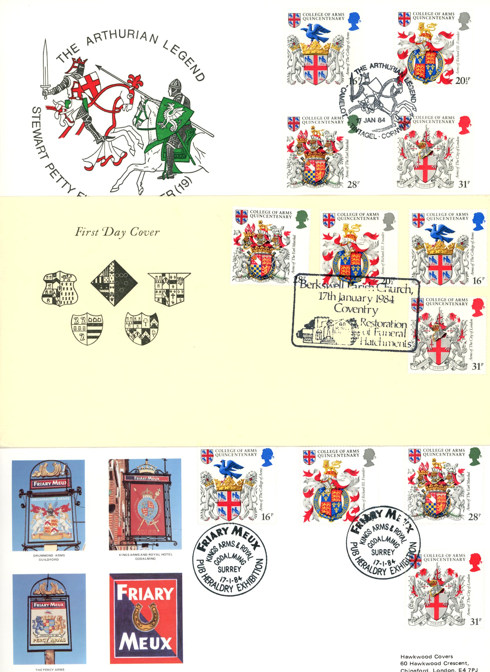 FIRST DAY COVERS: 1984 selection of...
