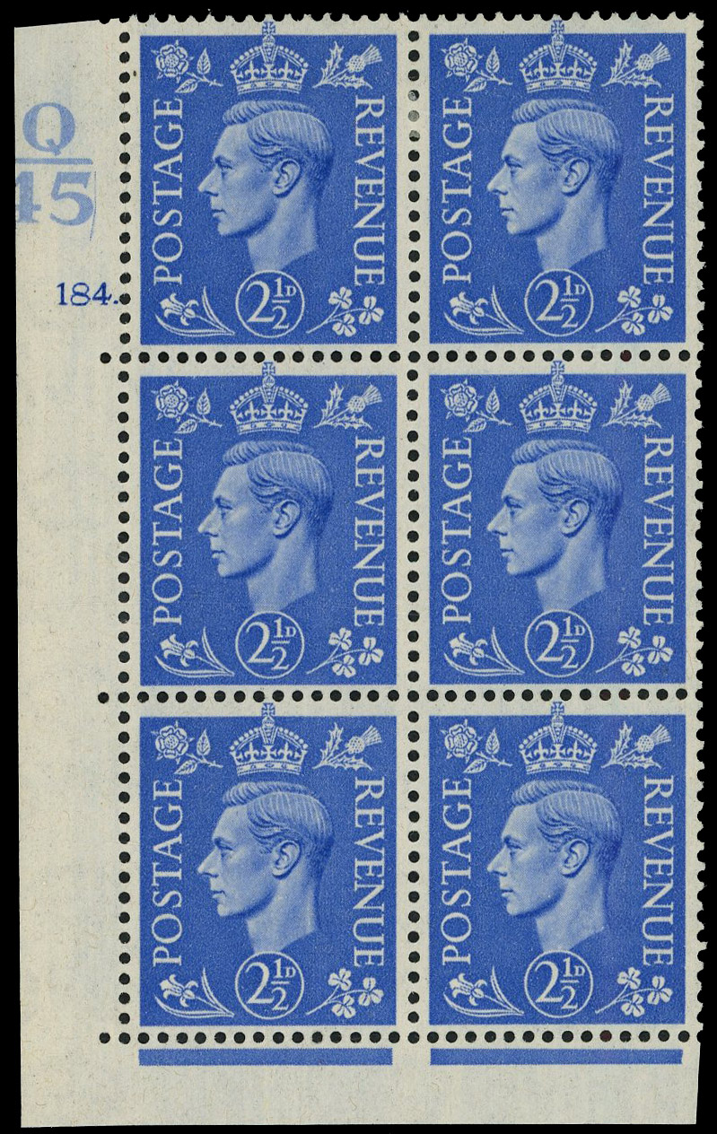 GB SG 489 block mint