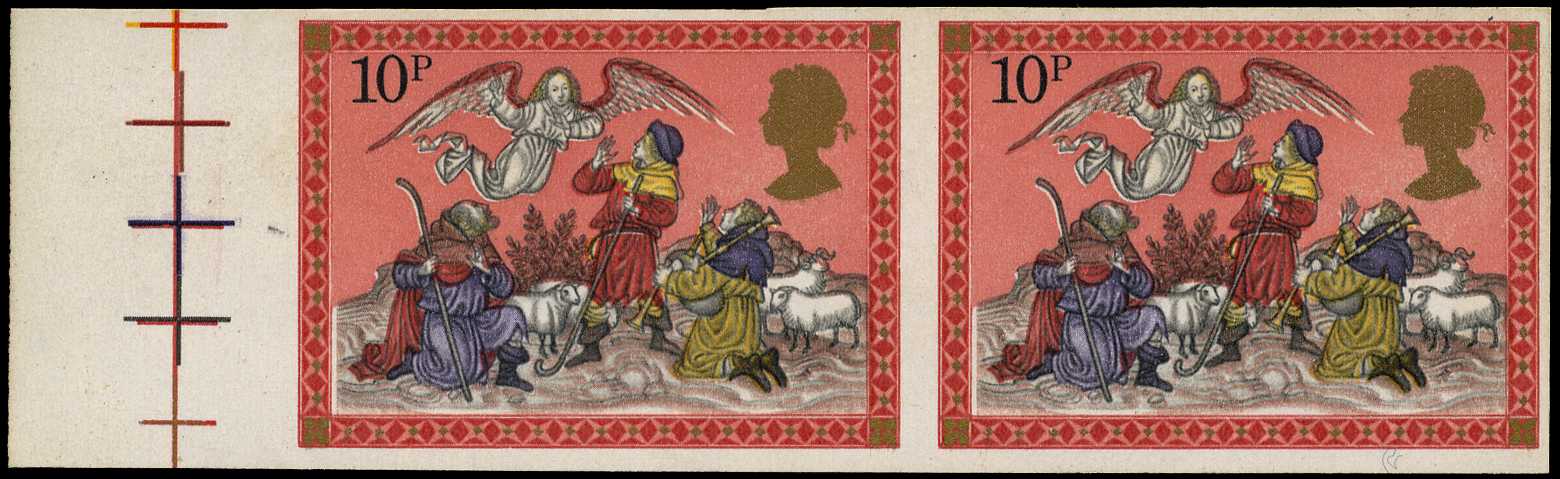 1979 Christmas 10p 'Angel Appearing to...