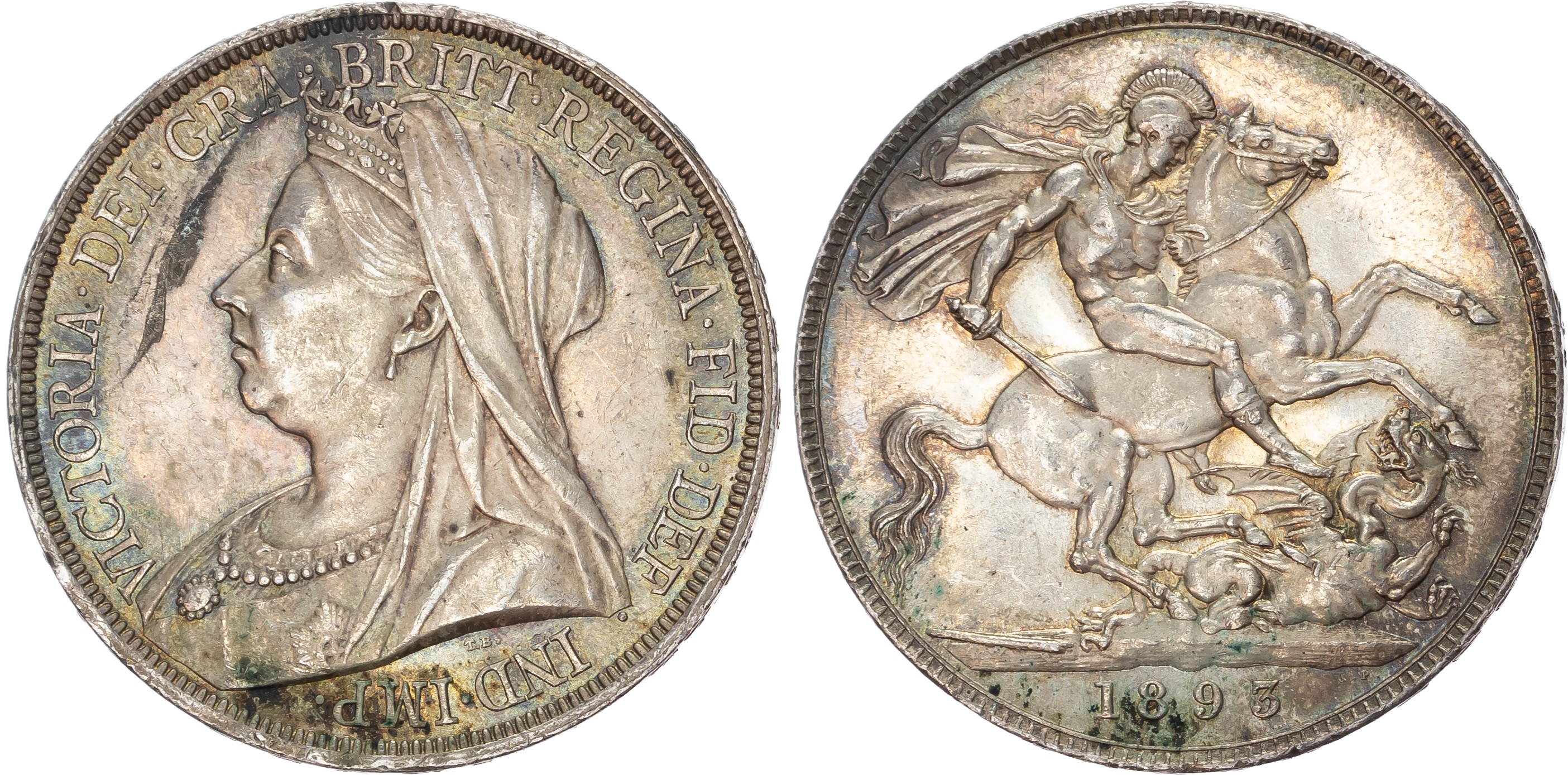 Victoria (1837-1901), Crown, 1893, LVI