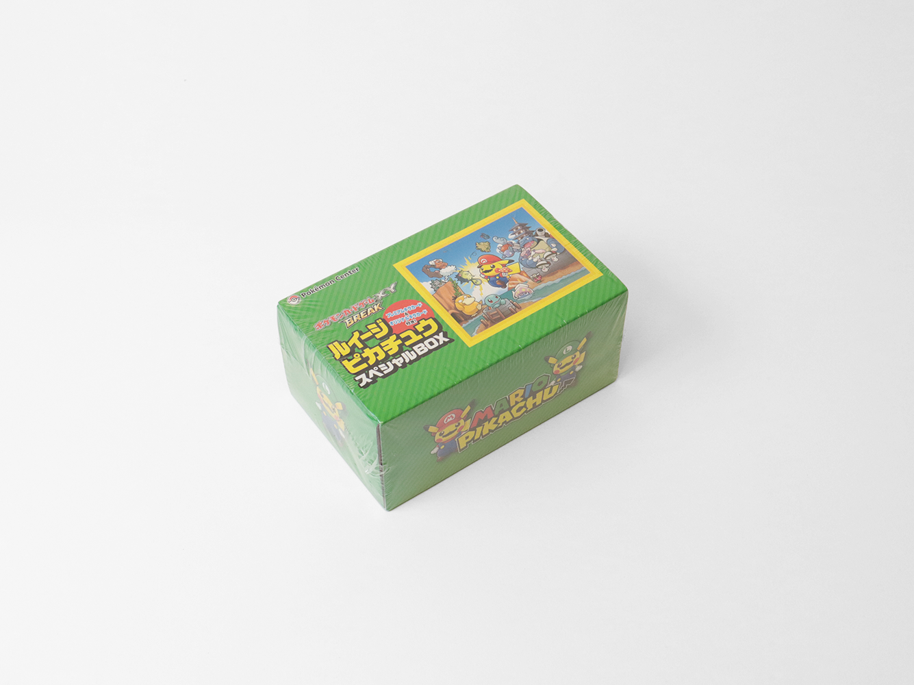 Pokemon TCG - Mario & Luigi Pikachu - 2016 XY-P Pokemon Center Promo Box - Sealed      