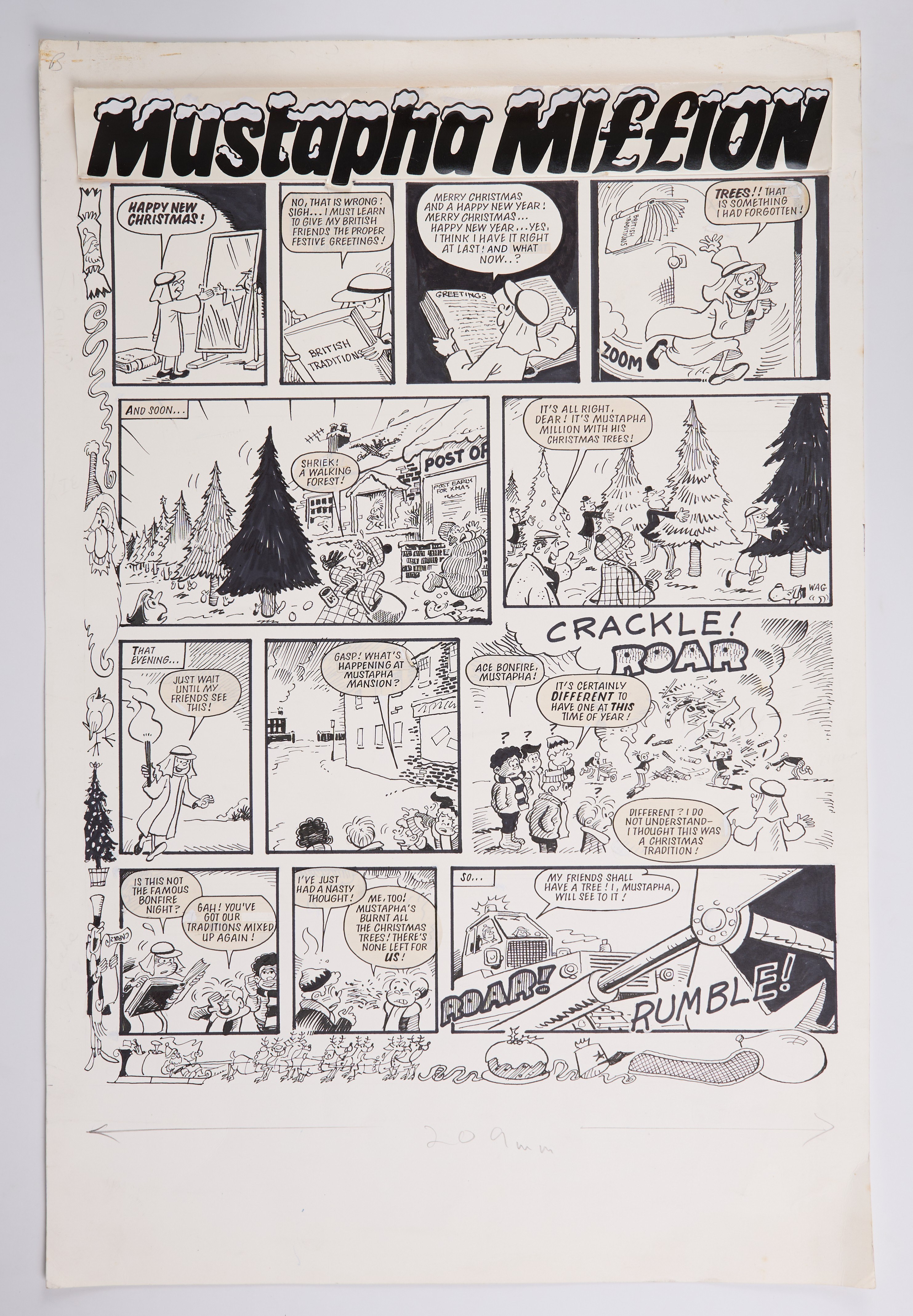 Frank McDiarmid Whizzer and Chips #939 26th December 1987 Story Pages (Fleetway, 1987) Total 2