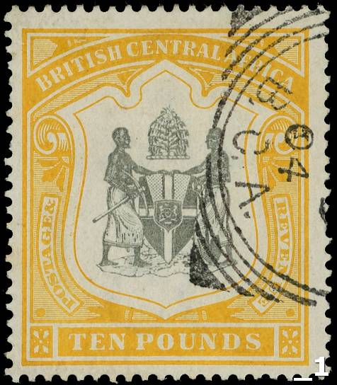 Nyasaland SG 52 used