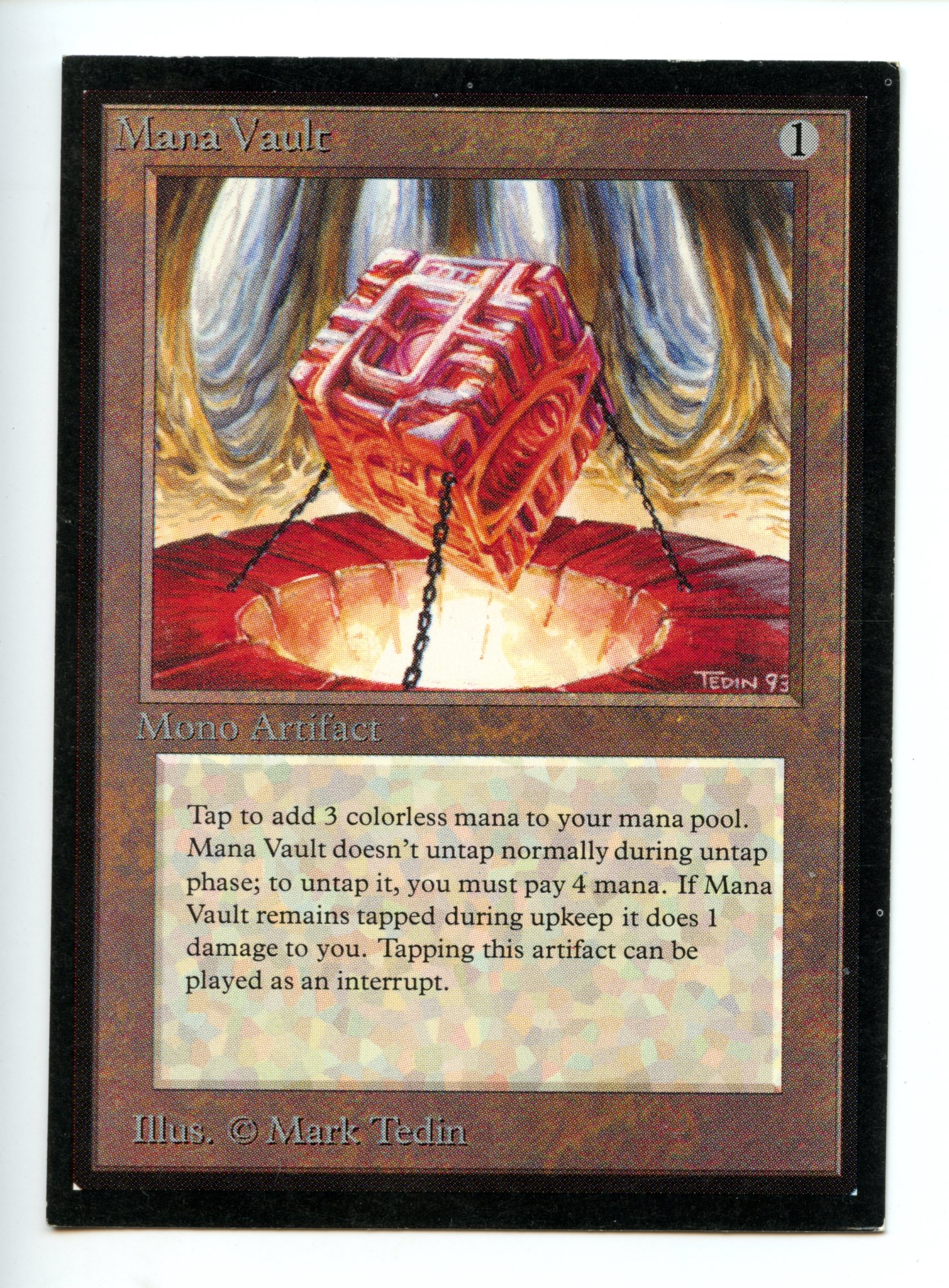 Magic the Gathering - Mana Vault  - International Edition - Moderately Played