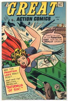 Great Action Comics, Cowgirl Romances, Firehair, Little Miss Muffet & White Princess (IW/ ANC/Quality Comics, 1948-57)