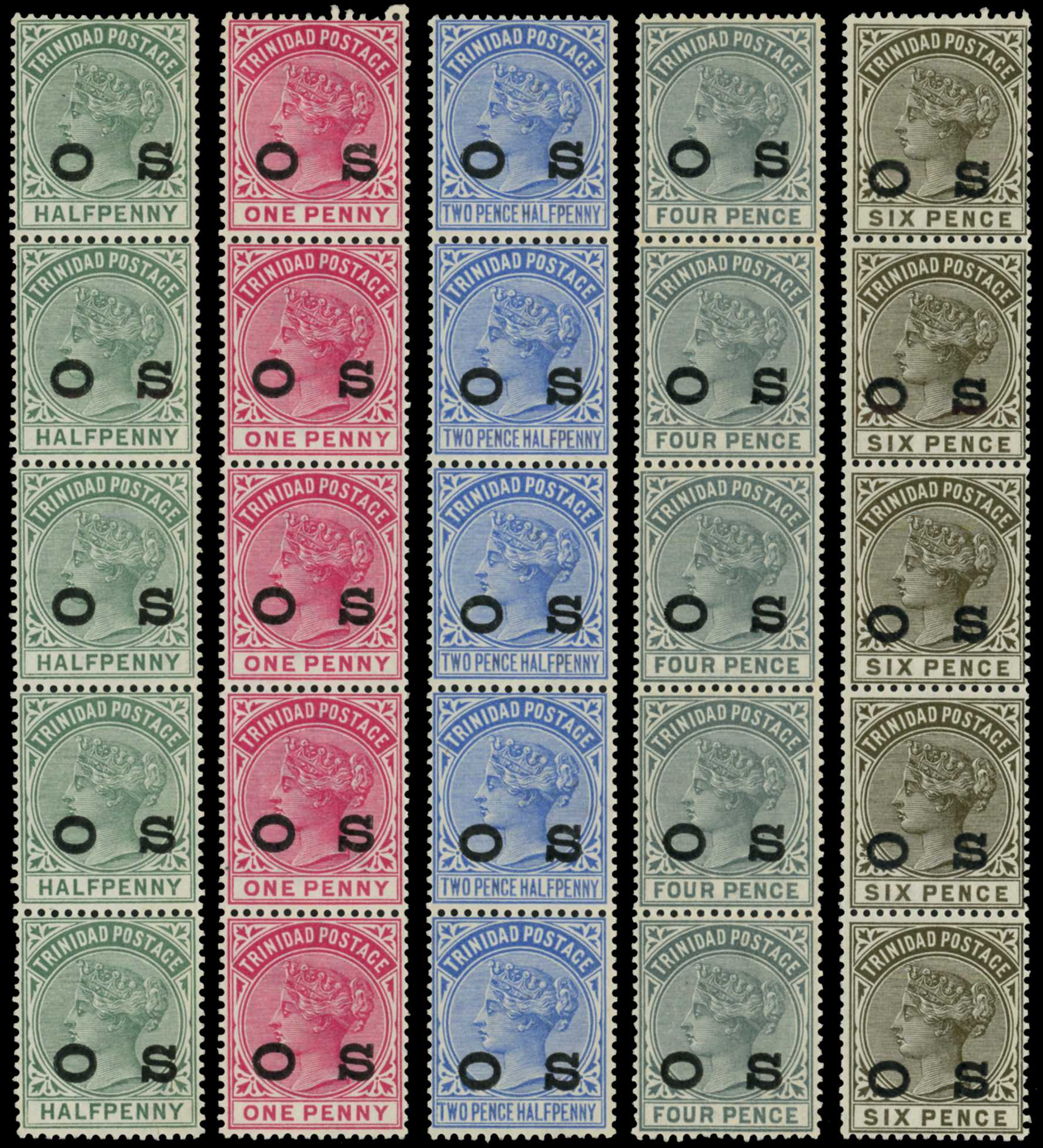OFFICIAL: 1894 short set to 6d with type O1...