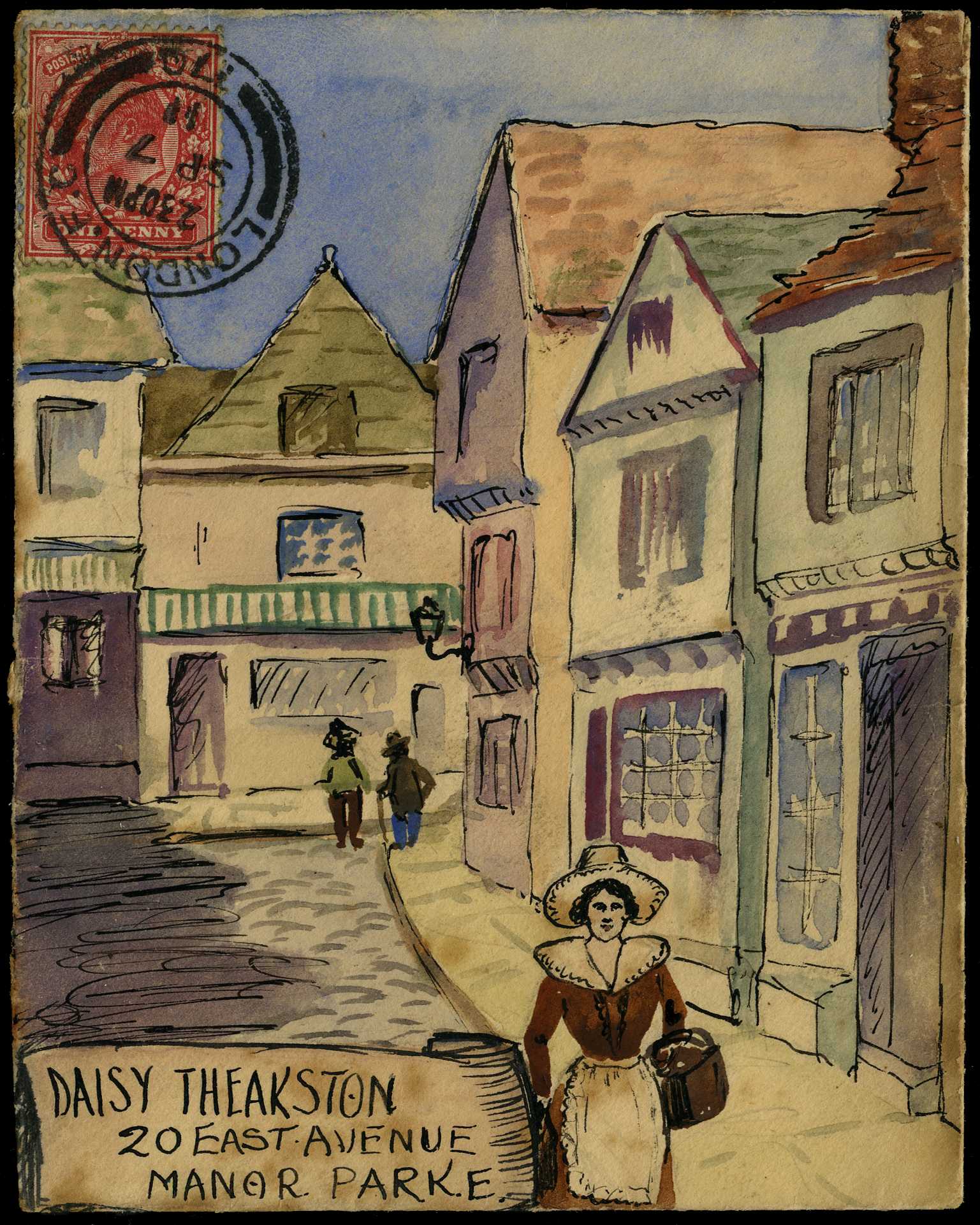 ILLUSTRATED ENVELOPE: 1911...