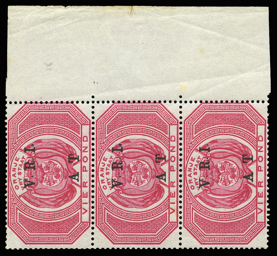 Telegraph. 1900 £4 carmine, type T15 opt, right...
