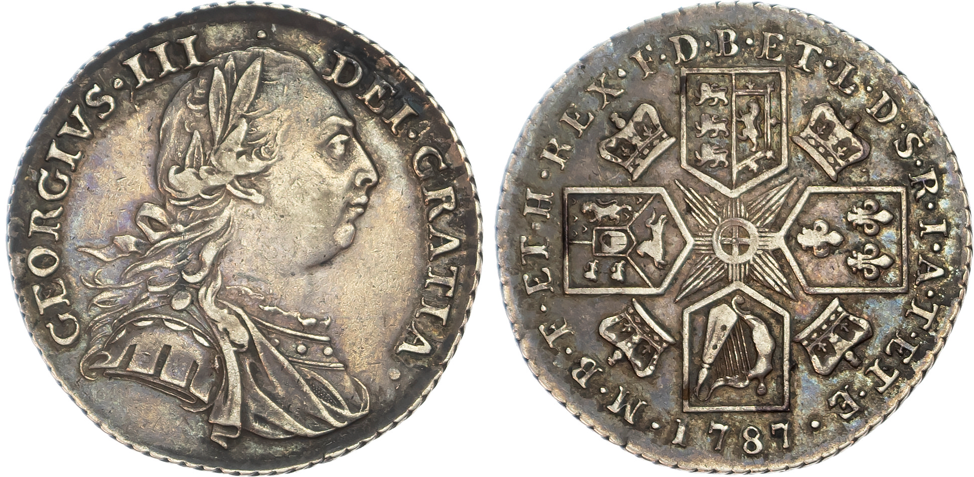 George III (1760-1820), Possible Trial or Pattern Shilling, 1787, in silver