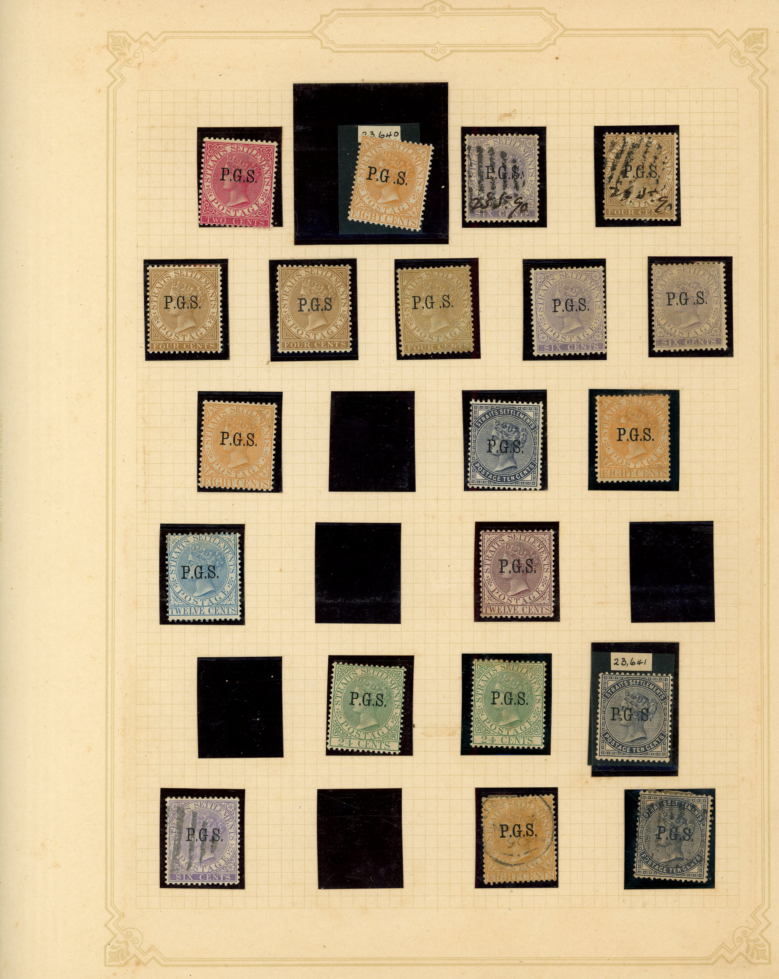 Officials.  1889-97 mint and used collection (31) on two pages.  1889 set mint less 24c Crown CC with a few duplicates,...