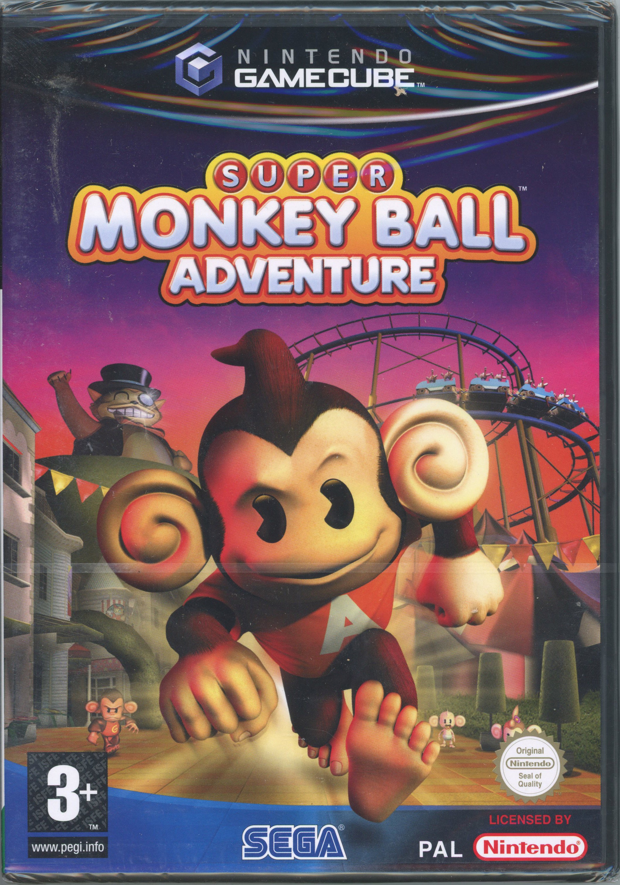 Nintendo - Super Monkey Ball Adventures - Gamecube - Factory Sealed