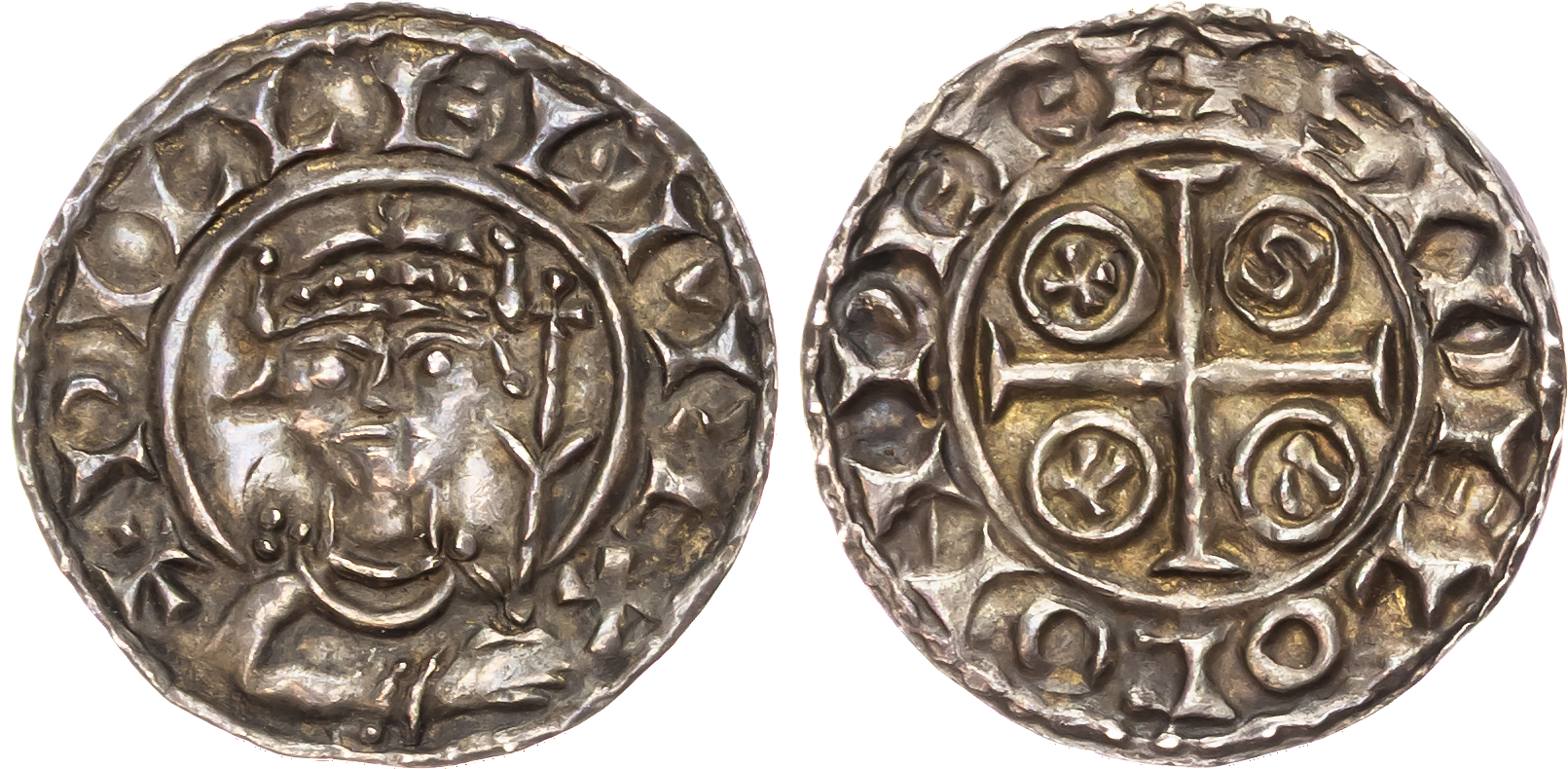 William I (1066-1087) Penny, PAXS type, Wareham mint, moneyer Sideloc.