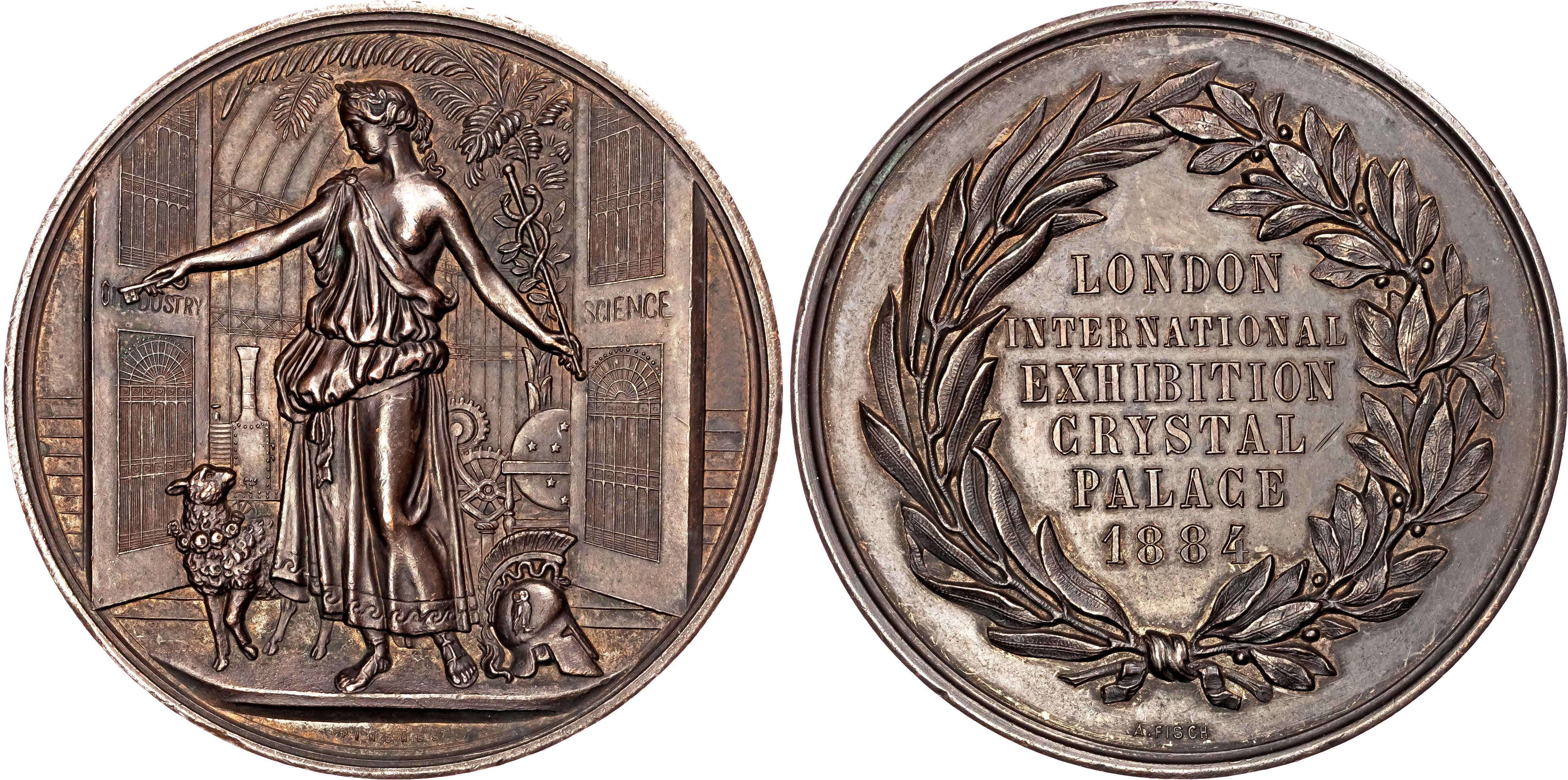 Victoria (1837-1901), International Exhibition, Crystal Palace, 1884.