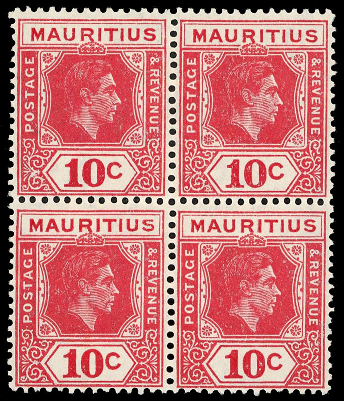 Mauritius SG 256ca block mint