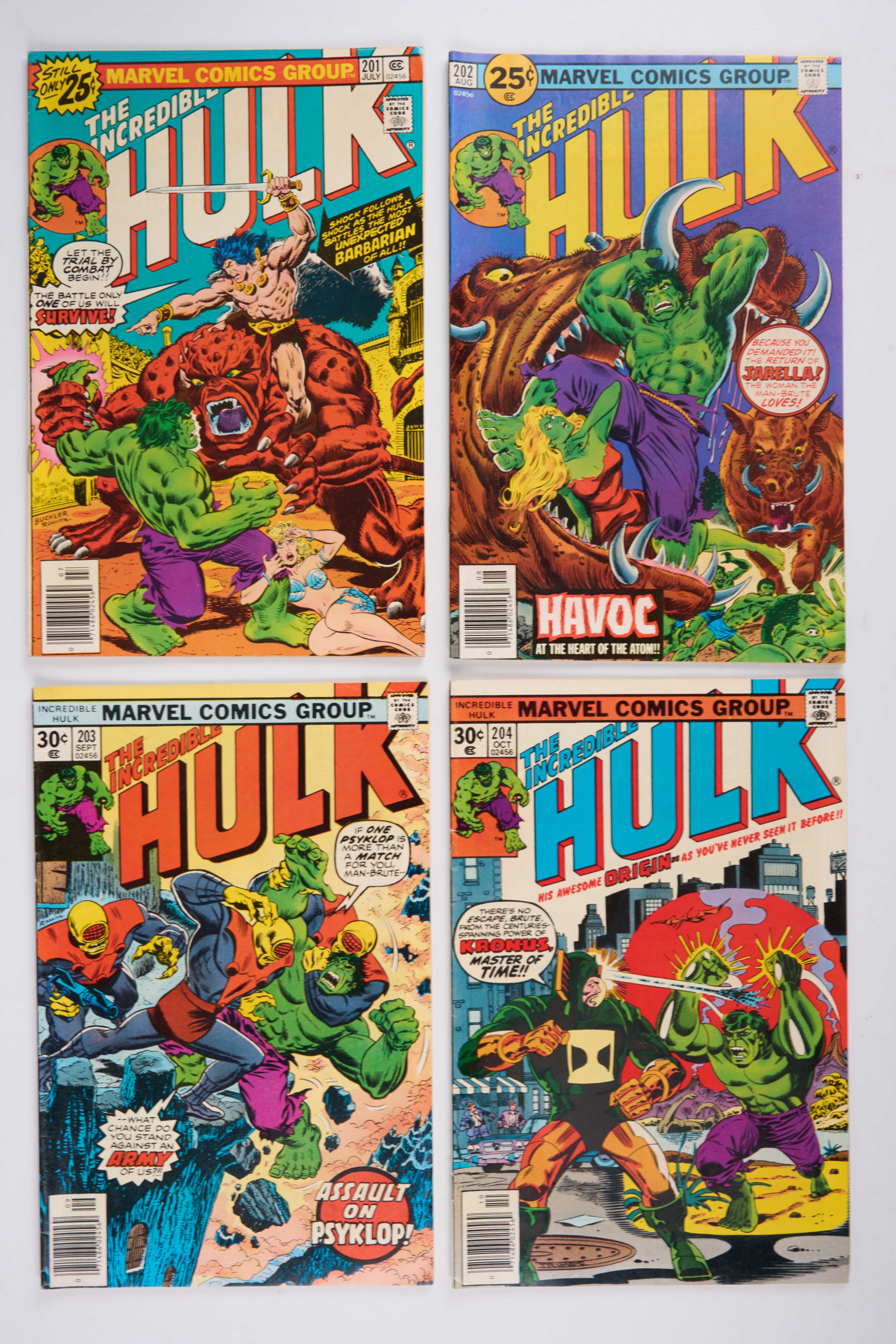 Incredible Hulk Bundle (Marvel Comics, 1976-77) Bundle of 18