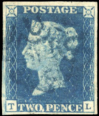 1840 2d Blue Pl.1. Blue MC