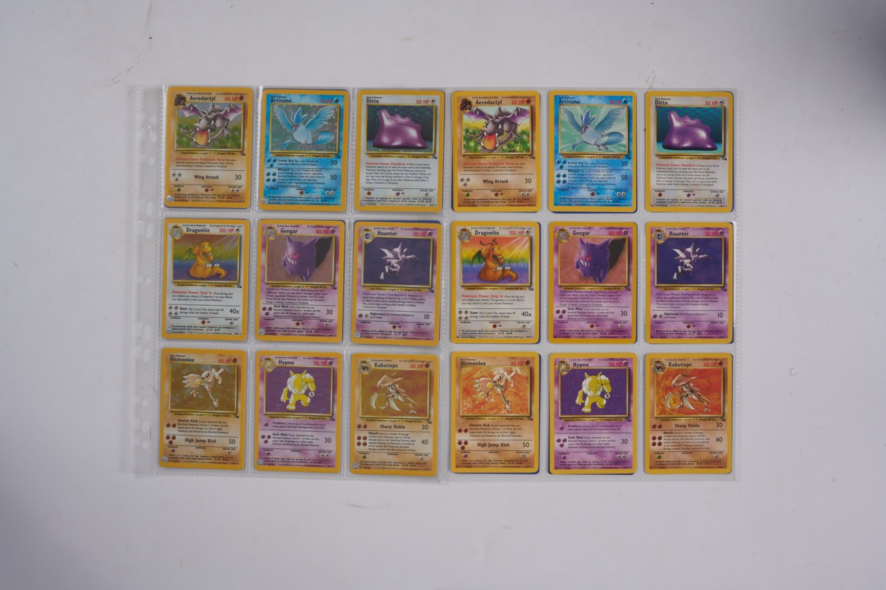 Fossil Complete Set Unlimited 62/62 (NM)