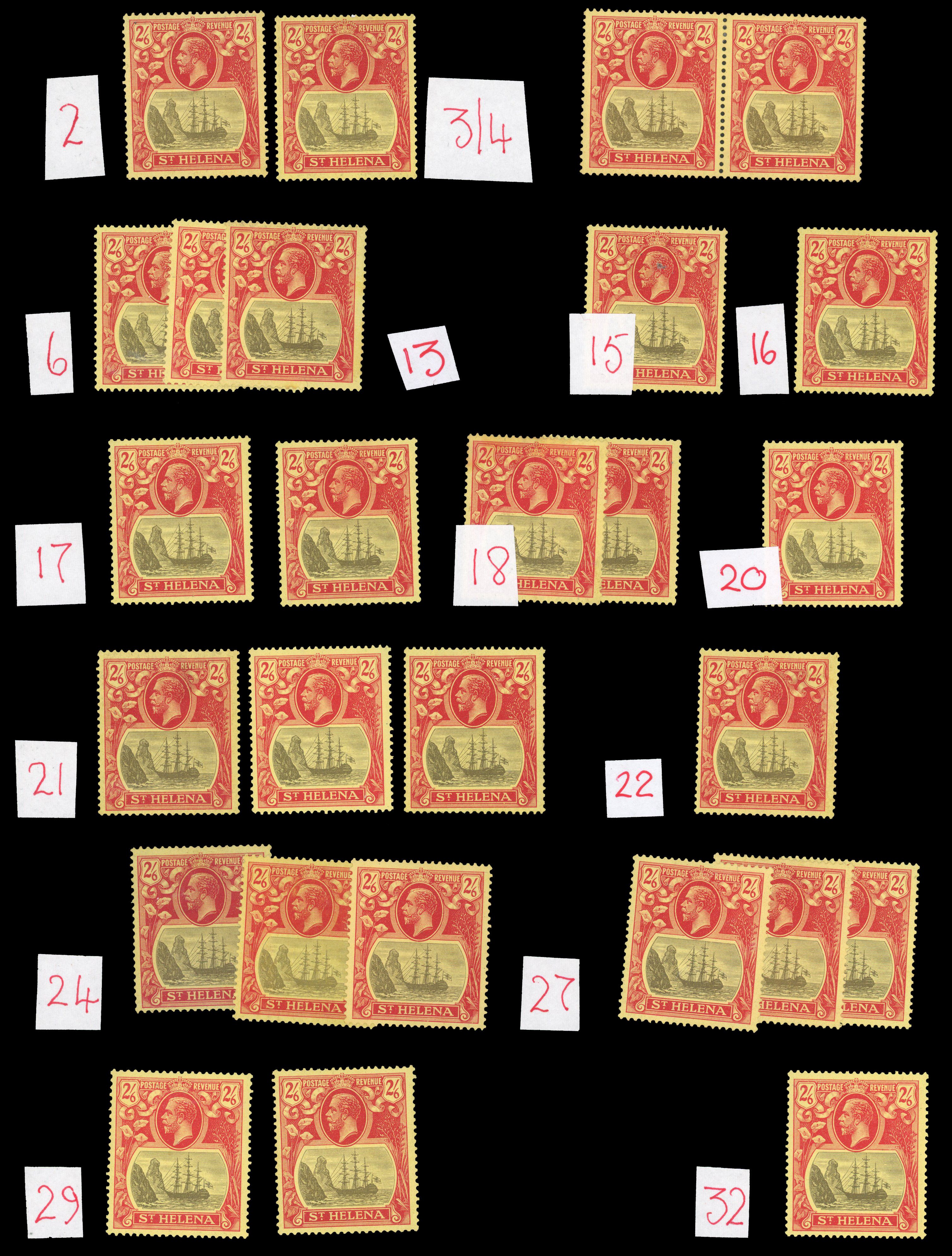 St Helena SG 94 study mint