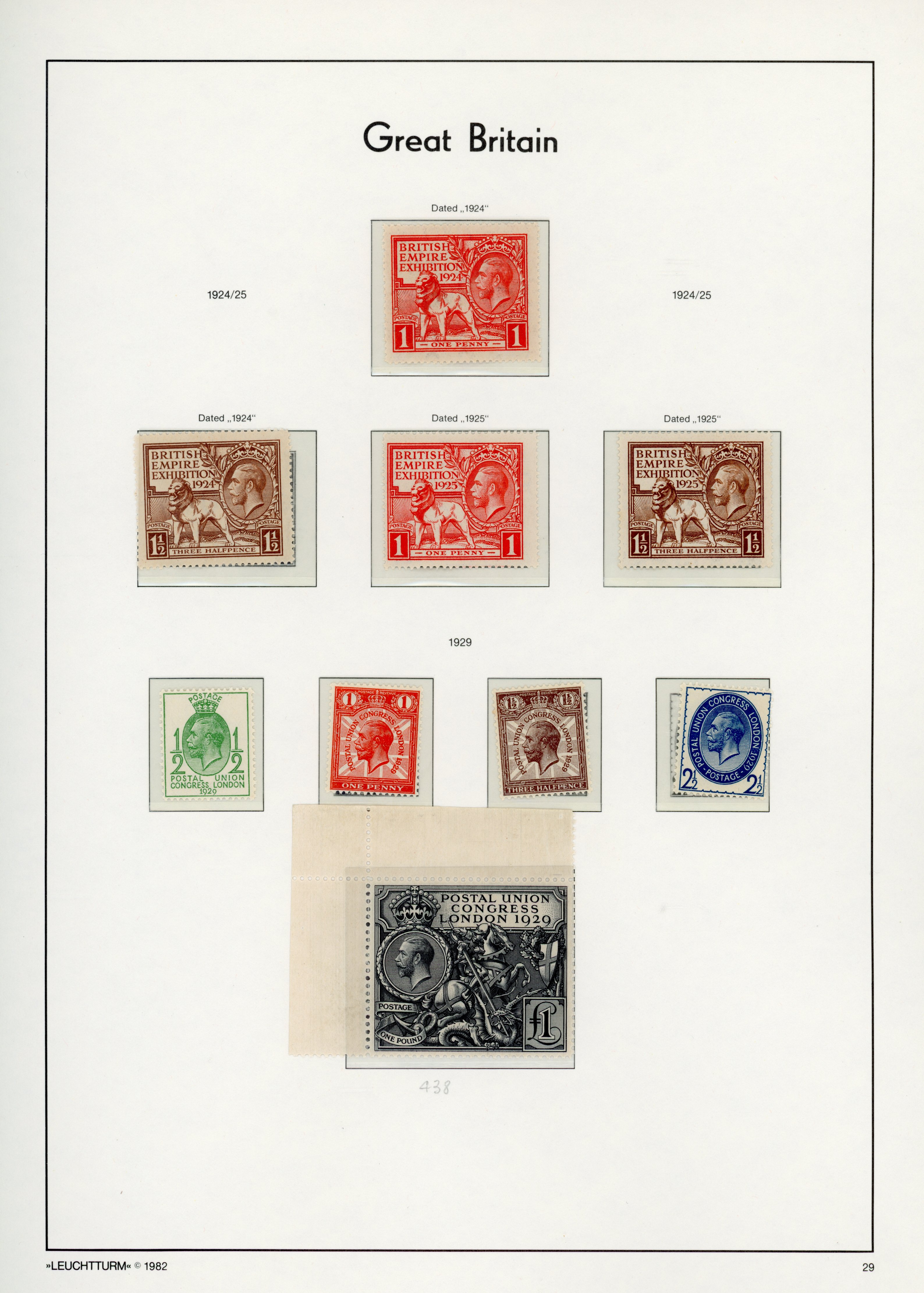 GB 1924-51 collection mint