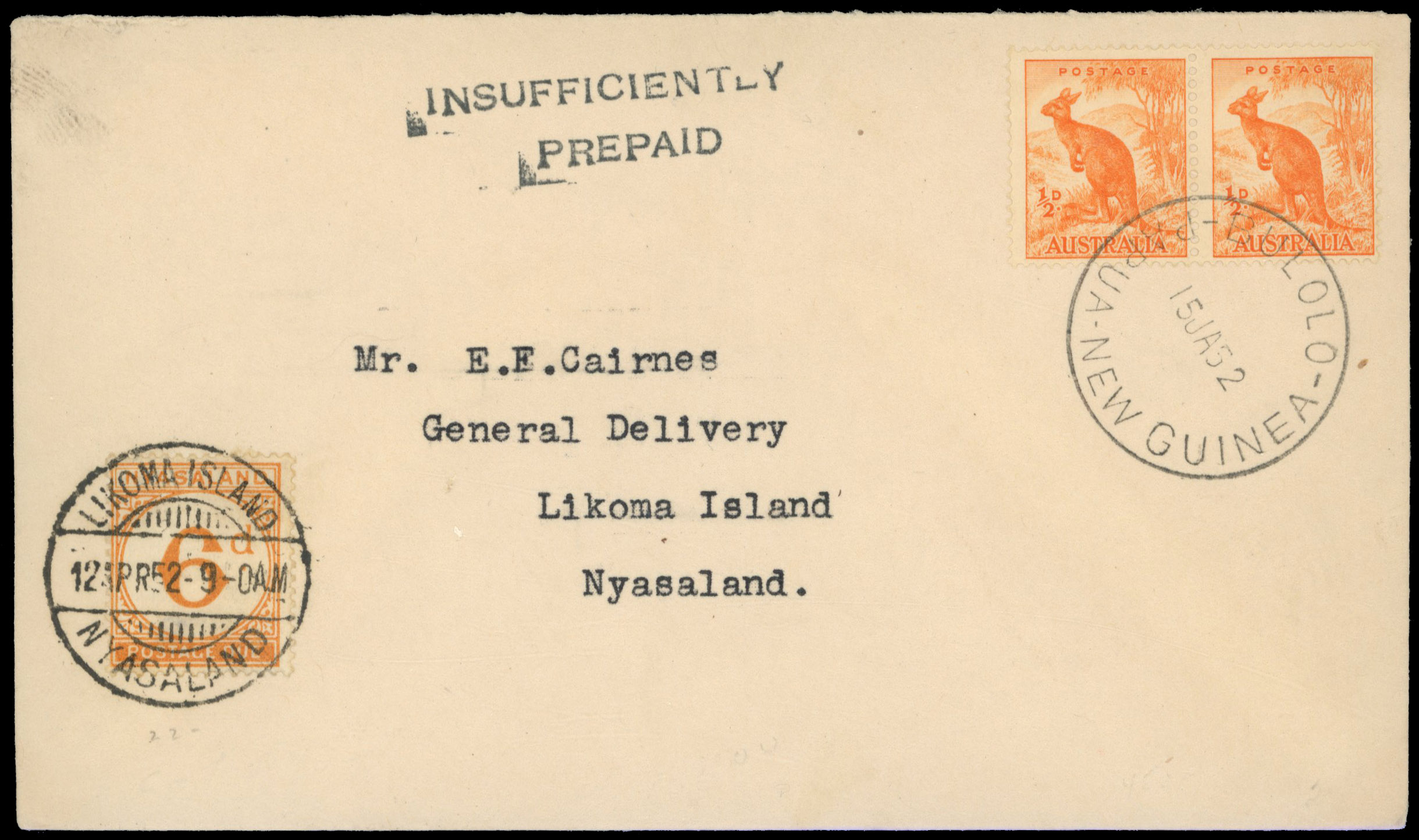 Nyasaland SG D5 cover
