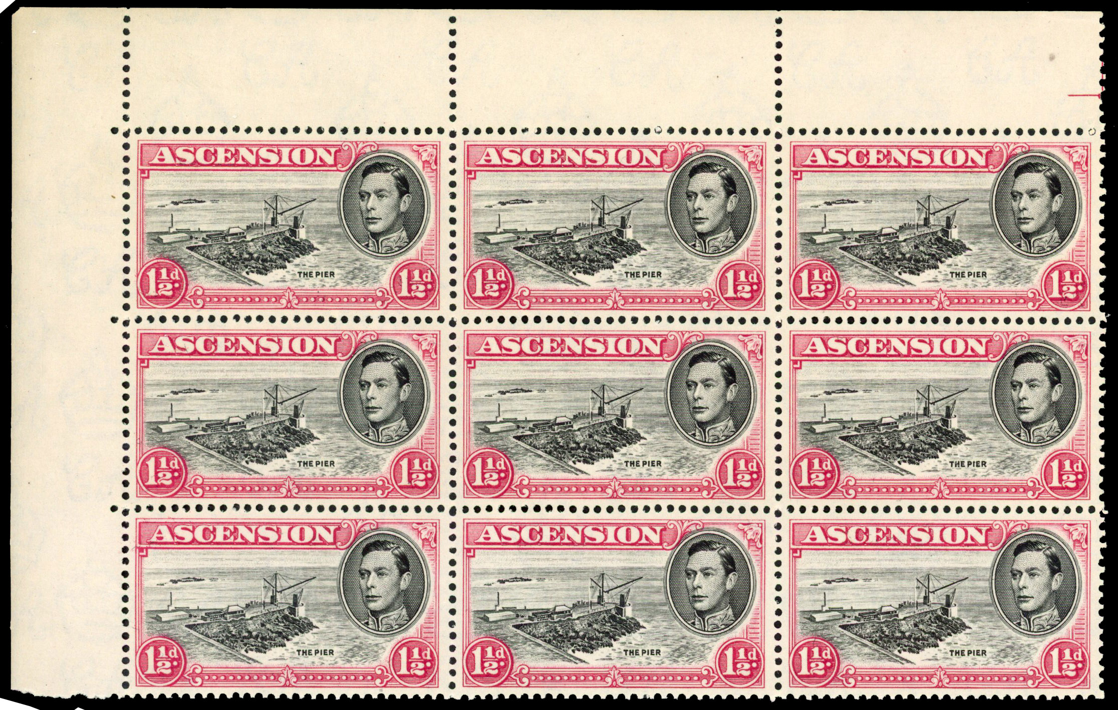 Ascension SG 40fb block mint