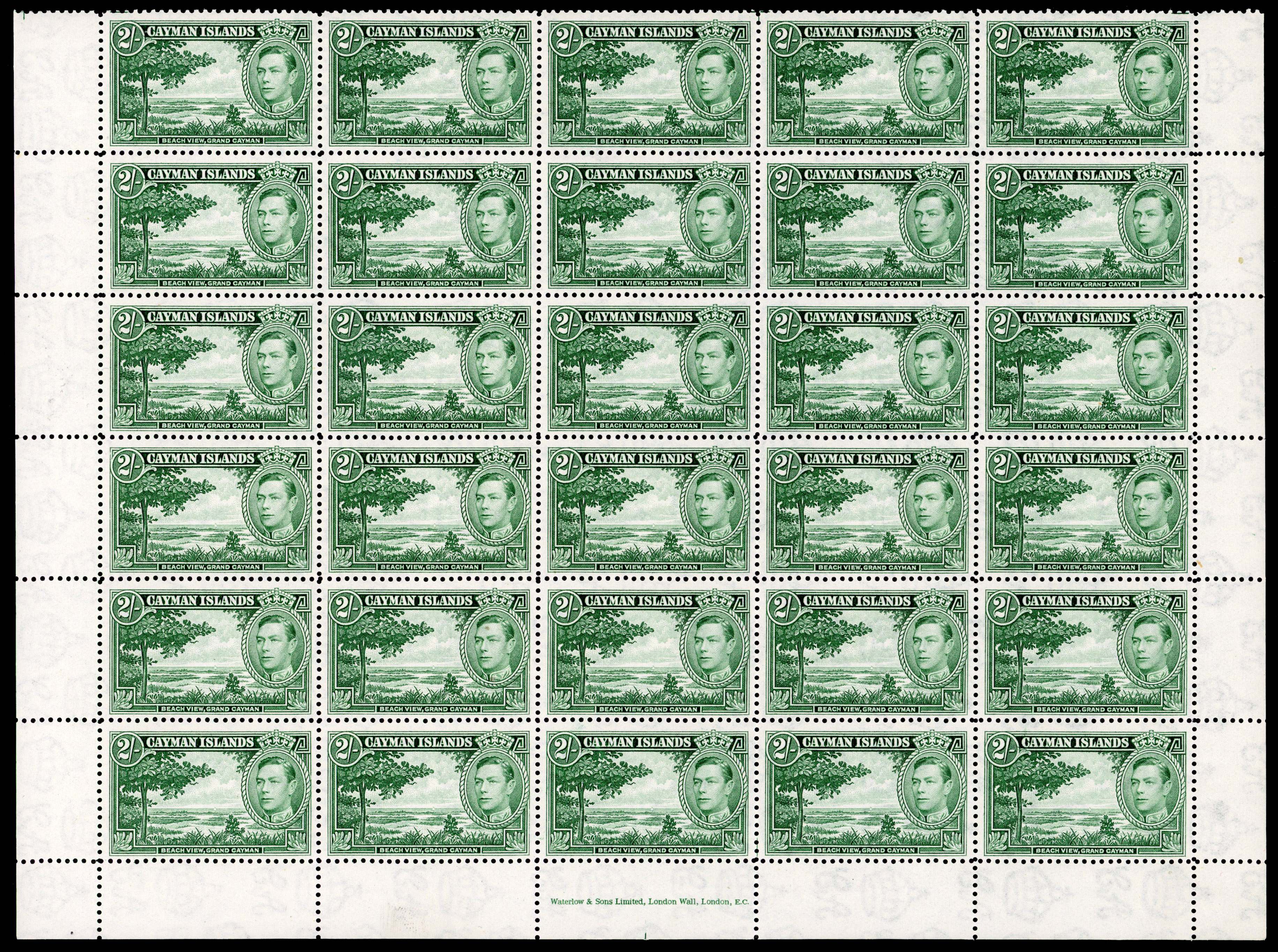 Cayman Islands SG 124 block mint