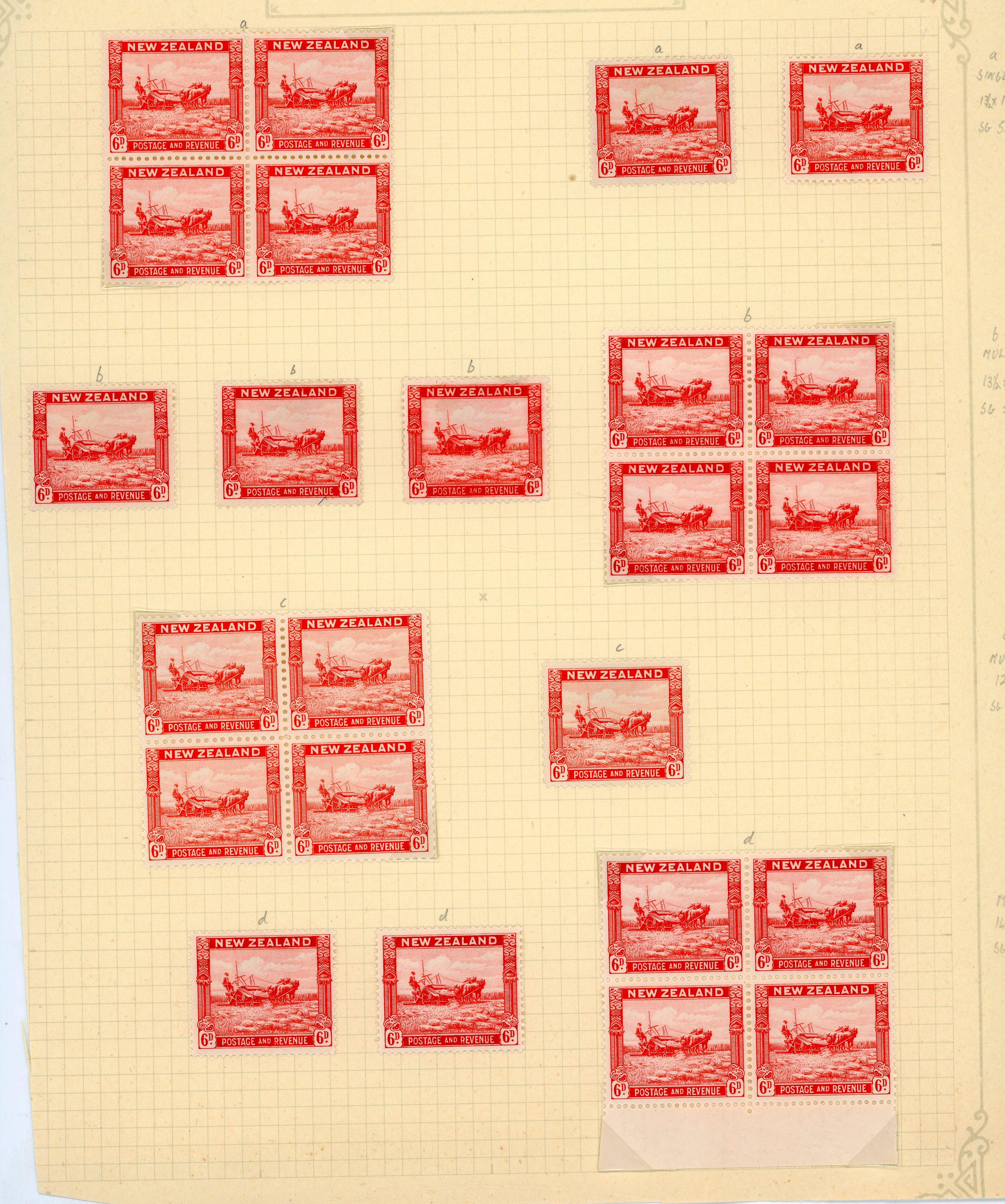 NZ SG 564, 585 collection mint