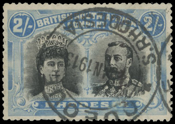 QUEOUE DC 4 JAN 1913 on 2/-