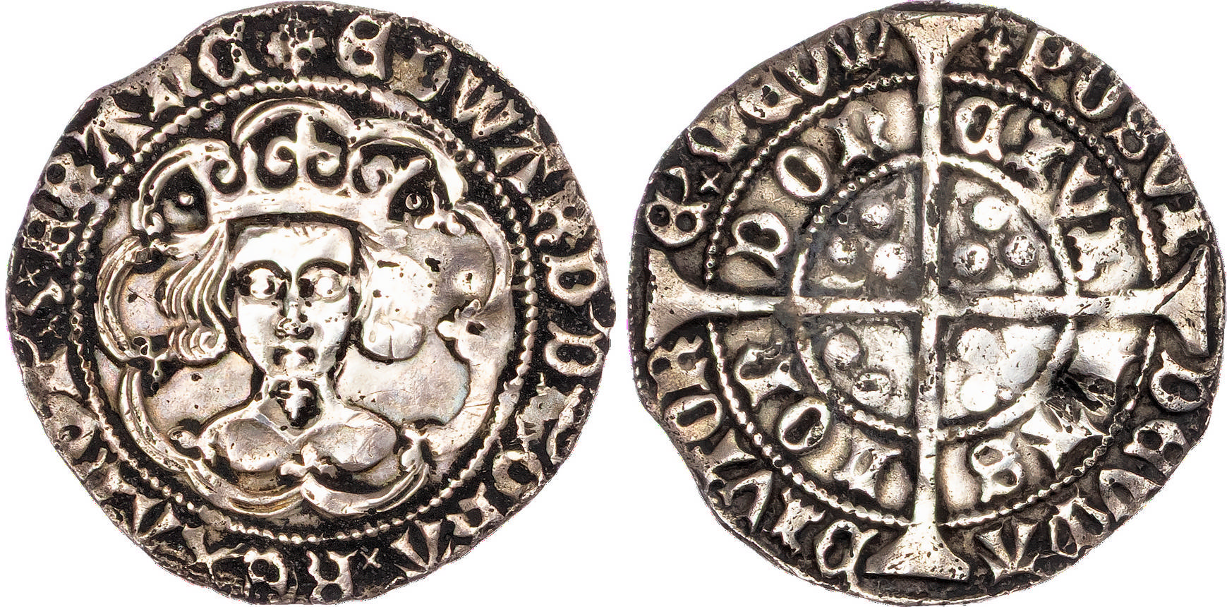 Edward IV, First Reign (1461-1470), Heavy Coinage, Groat, 1461-1464, Class 1a, Tower.
